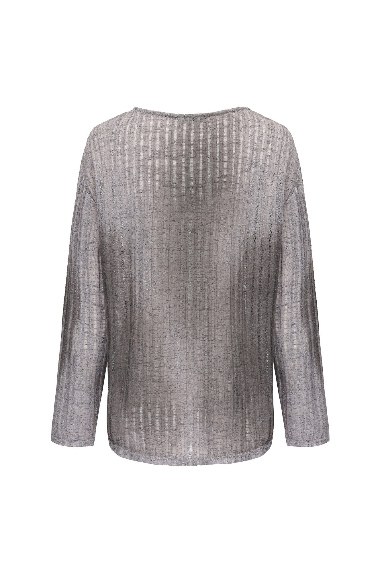 VANN VALRENCE Essential Gradient Sheer Long-Sleeve Tee, premium urban and streetwear designers apparel on PROJECTISR.com, VANN VALRENCE
