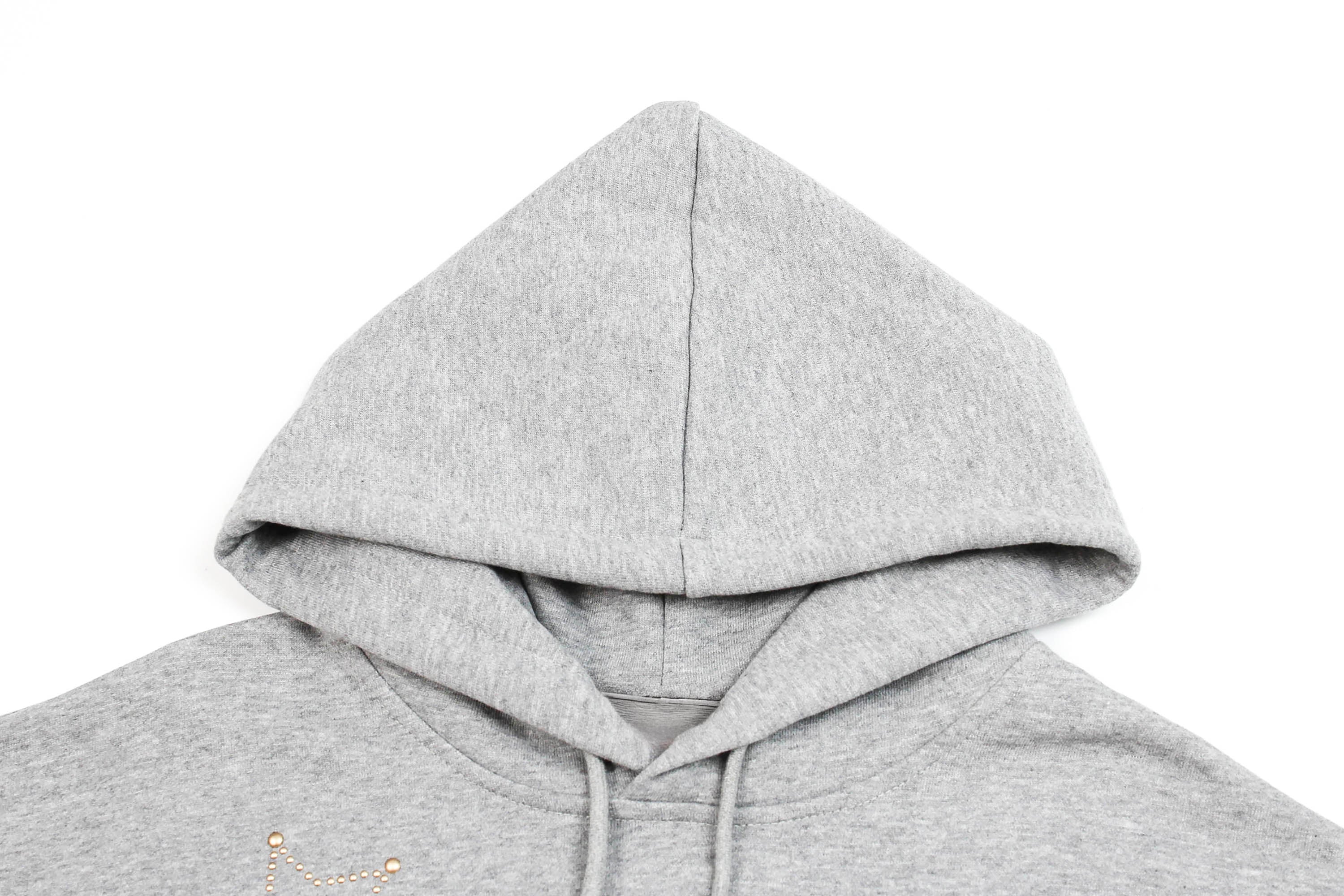 CLP American Flag Raw-Edge Cropped Hoodie