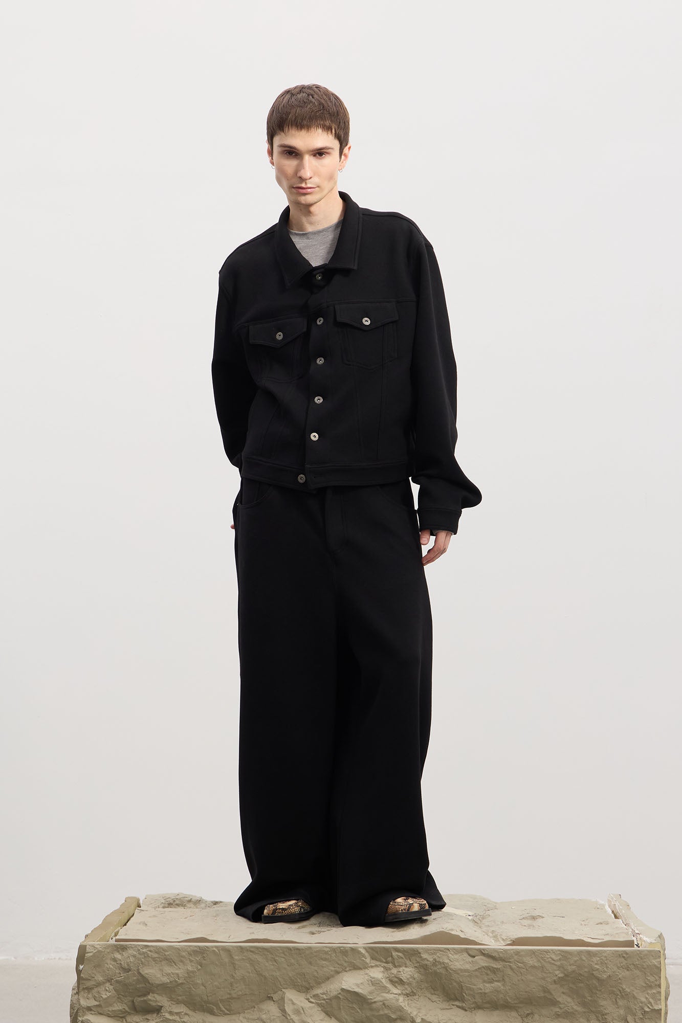 DND4DES Essential Wool-Blend Baggy Pants, premium urban and streetwear designers apparel on PROJECTISR.com, DND4DES