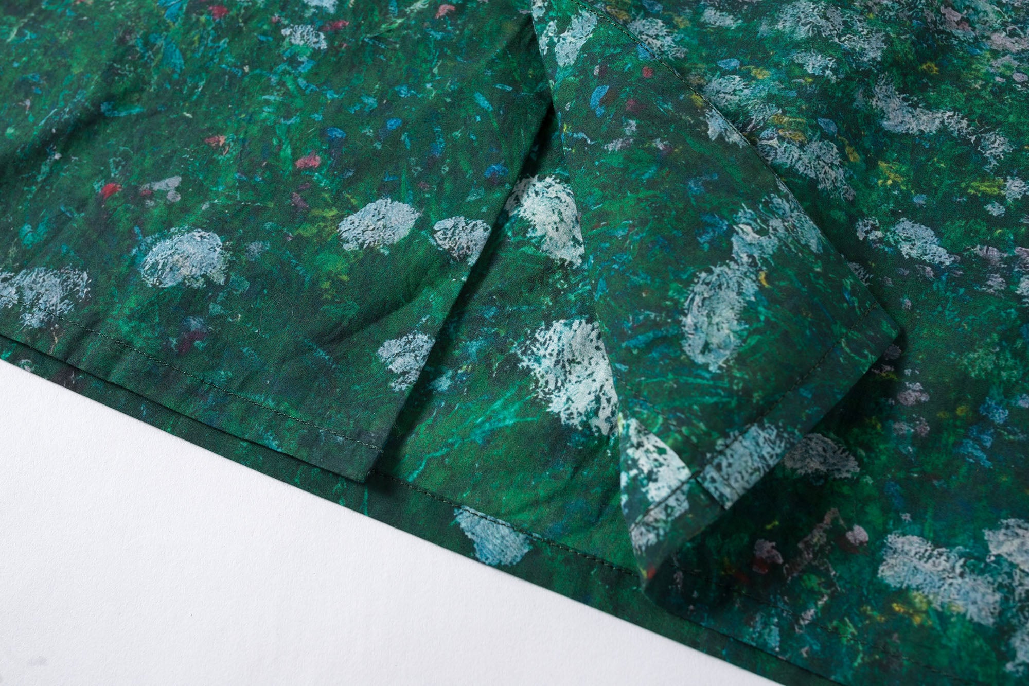 TUIMU Oil Painting Full-Print Padded-Shoulder Shirt, premium urban and streetwear designers apparel on PROJECTISR.com, TUIMU