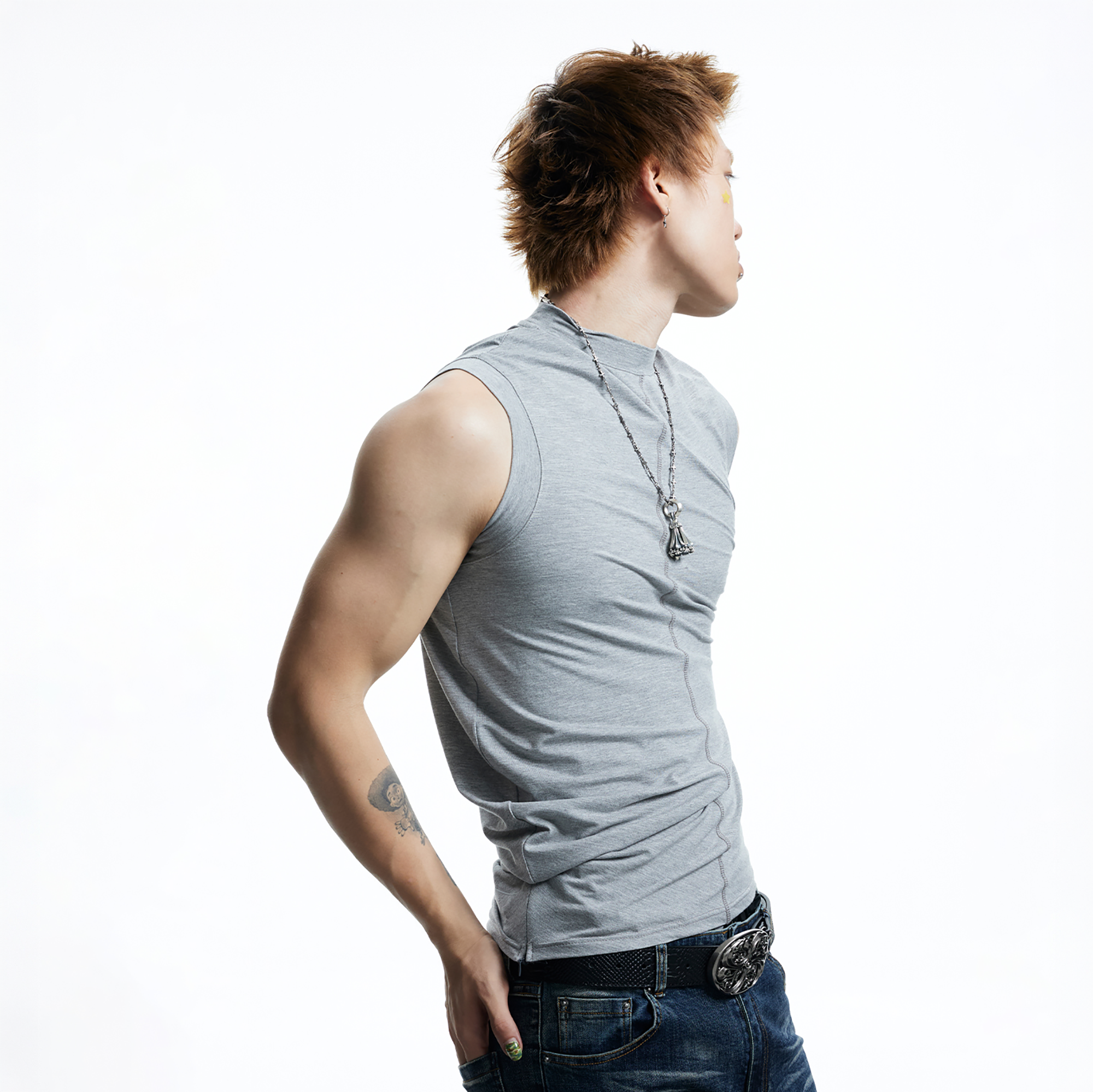 DND4DES Gothic Script Tank Top, premium urban and streetwear designers apparel on PROJECTISR.com, DND4DES