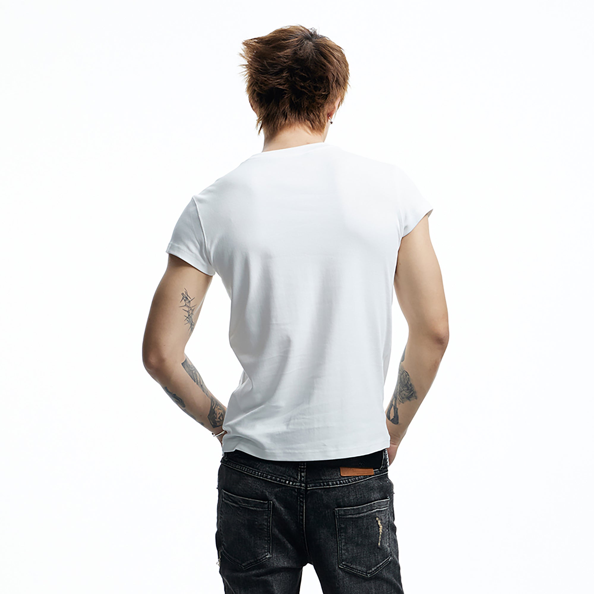 DND4DES Gothic Skull Crest T-Shirt, premium urban and streetwear designers apparel on PROJECTISR.com, DND4DES