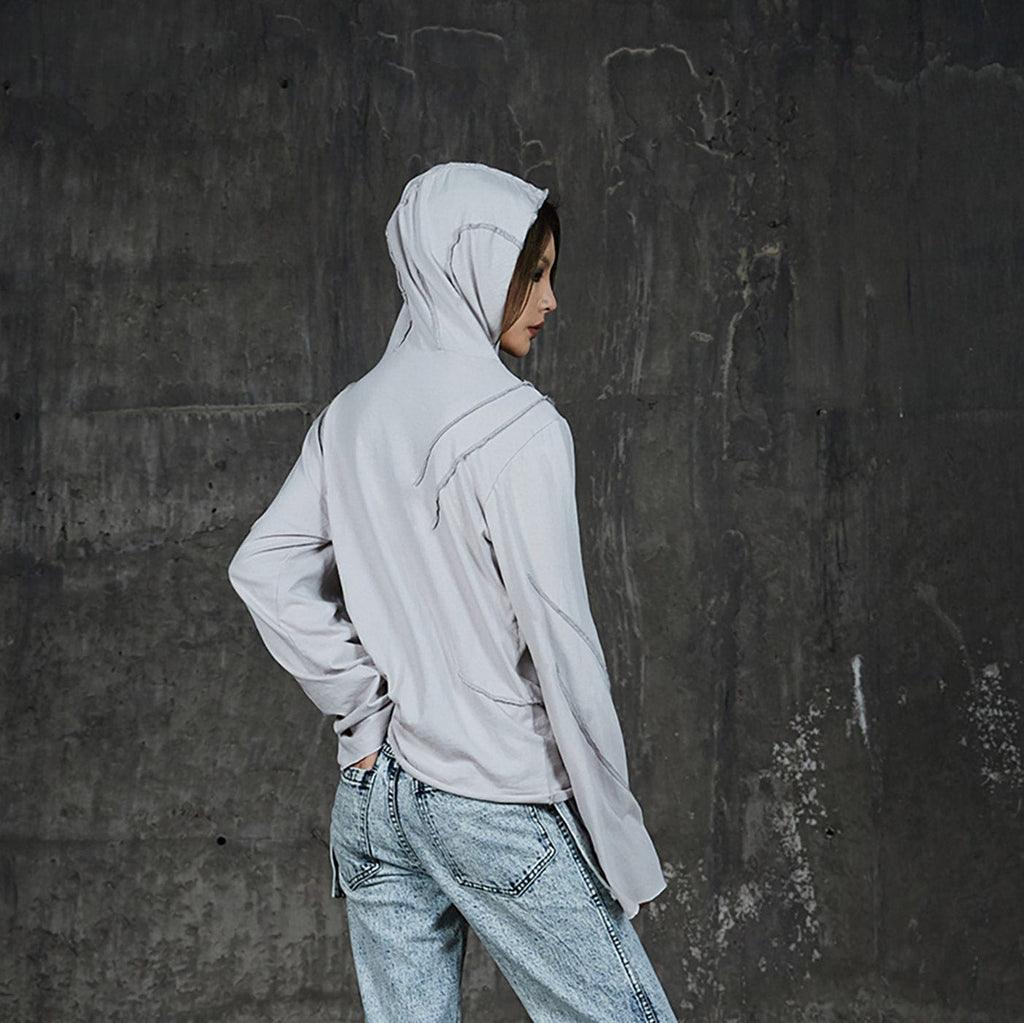 DND4DES Deconstructed Light Hoodie, premium urban and streetwear designers apparel on PROJECTISR.com, DND4DES