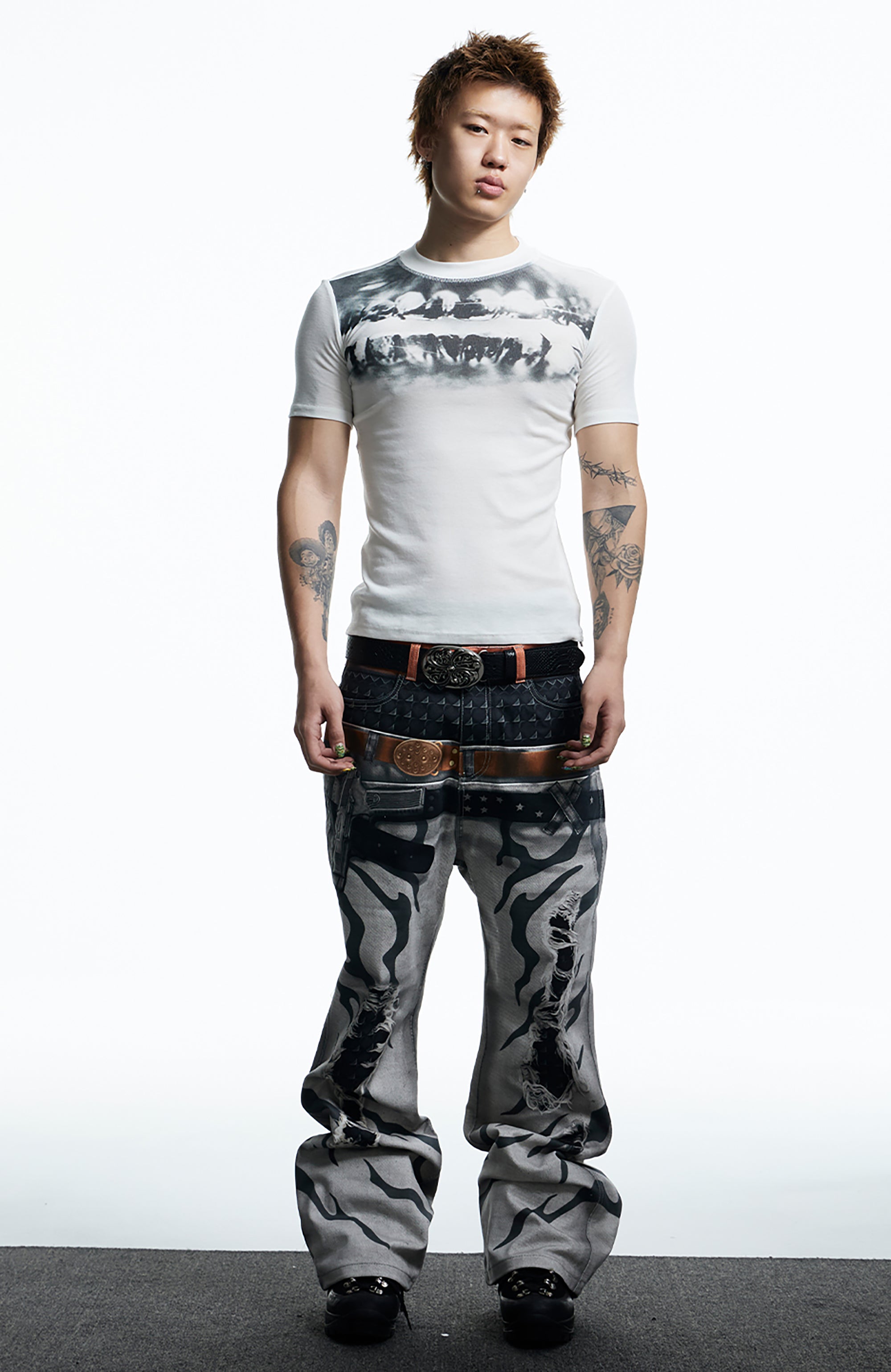 DND4DES Slim Opiate Teeth Graphic Tee, premium urban and streetwear designers apparel on PROJECTISR.com, DND4DES