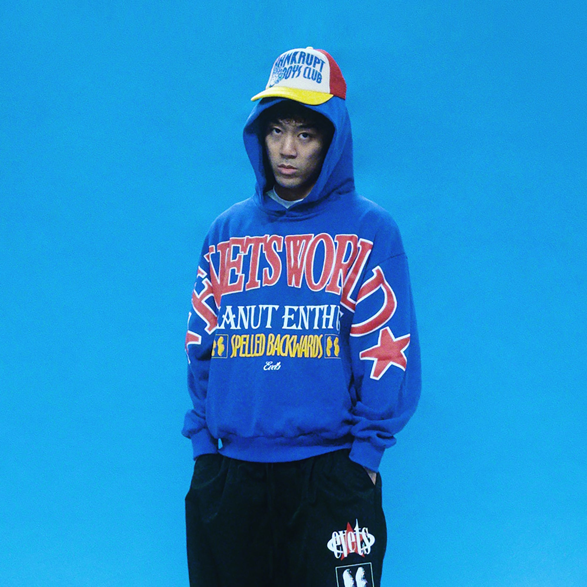 EVETS Foam Print Graphic Hoodie, premium urban and streetwear designers apparel on PROJECTISR.com, EVETS