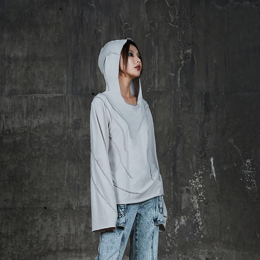DND4DES Deconstructed Light Hoodie, premium urban and streetwear designers apparel on PROJECTISR.com, DND4DES