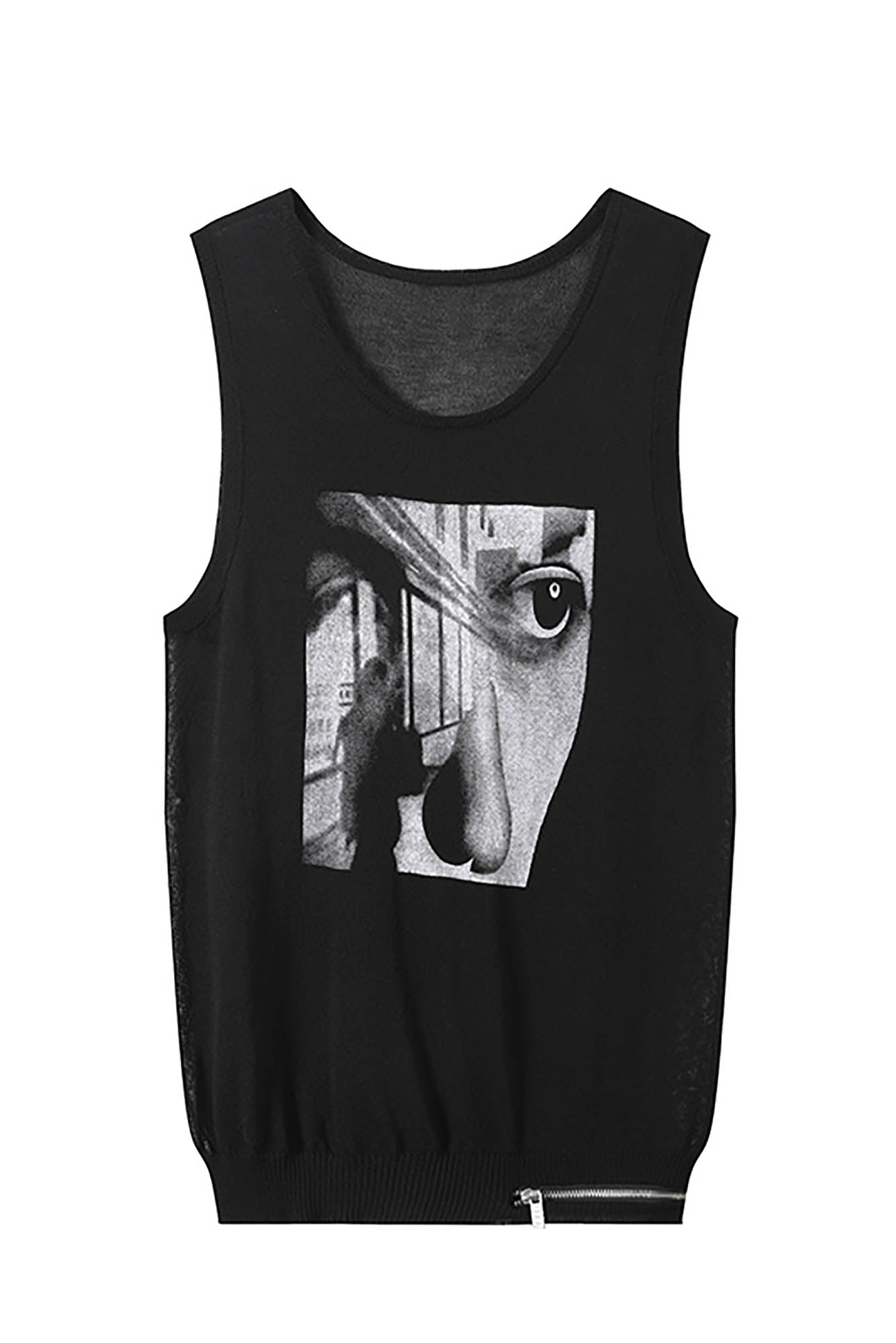 KREATE Abstract Face Knitted Tank Top