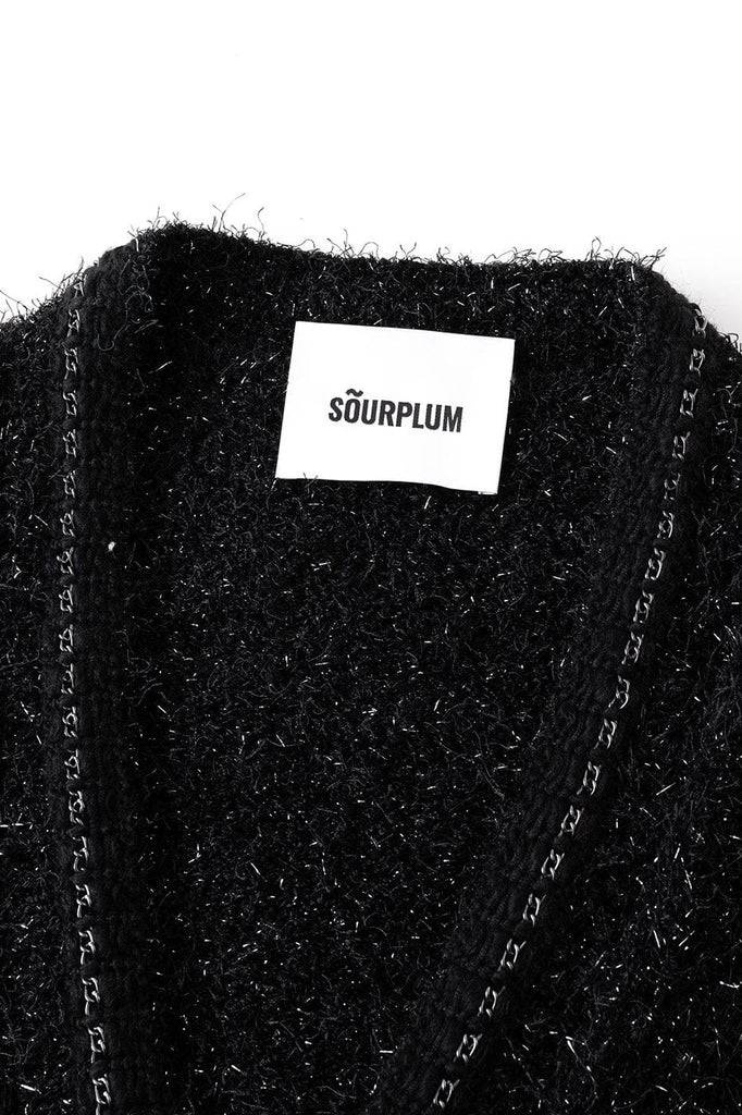 SOURPLUM Stardust Knit Cardigan, premium urban and streetwear designers apparel on PROJECTISR.com, SOURPLUM