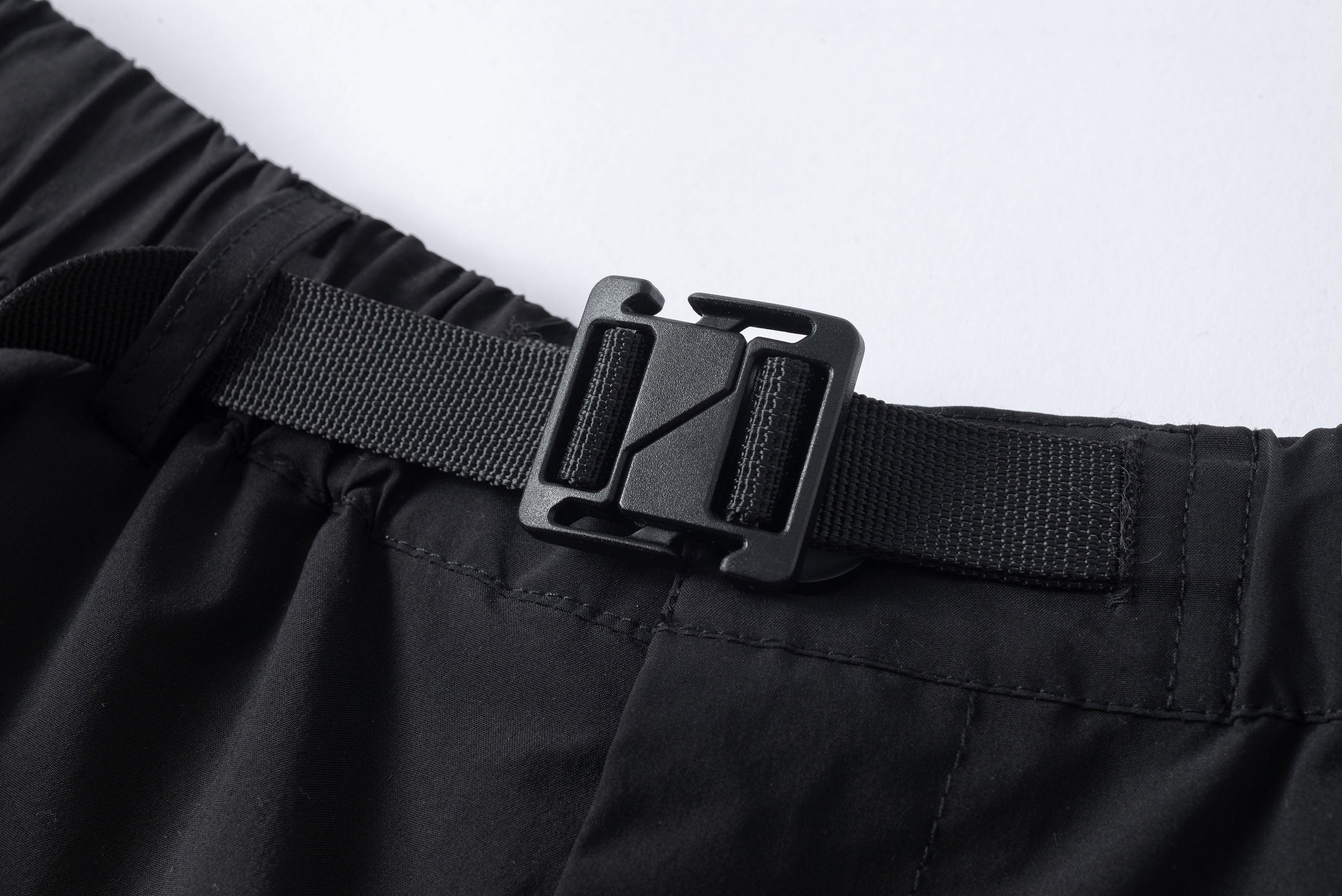 SILENSTORM Arc-Zip Crinkled Water-Repellent Utility Pants, premium urban and streetwear designers apparel on PROJECTISR.com, SILENSTORM