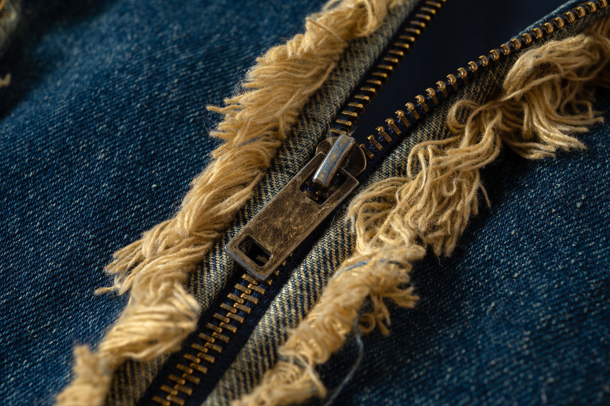 TUIMU Fringe-Trim Denim Jacket, premium urban and streetwear designers apparel on PROJECTISR.com, TUIMU