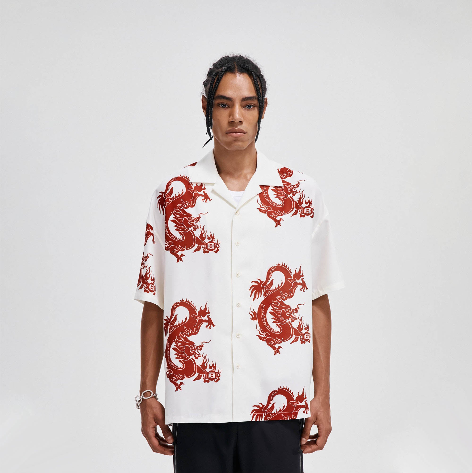 BONELESS Dragon Cuban Half Shirt