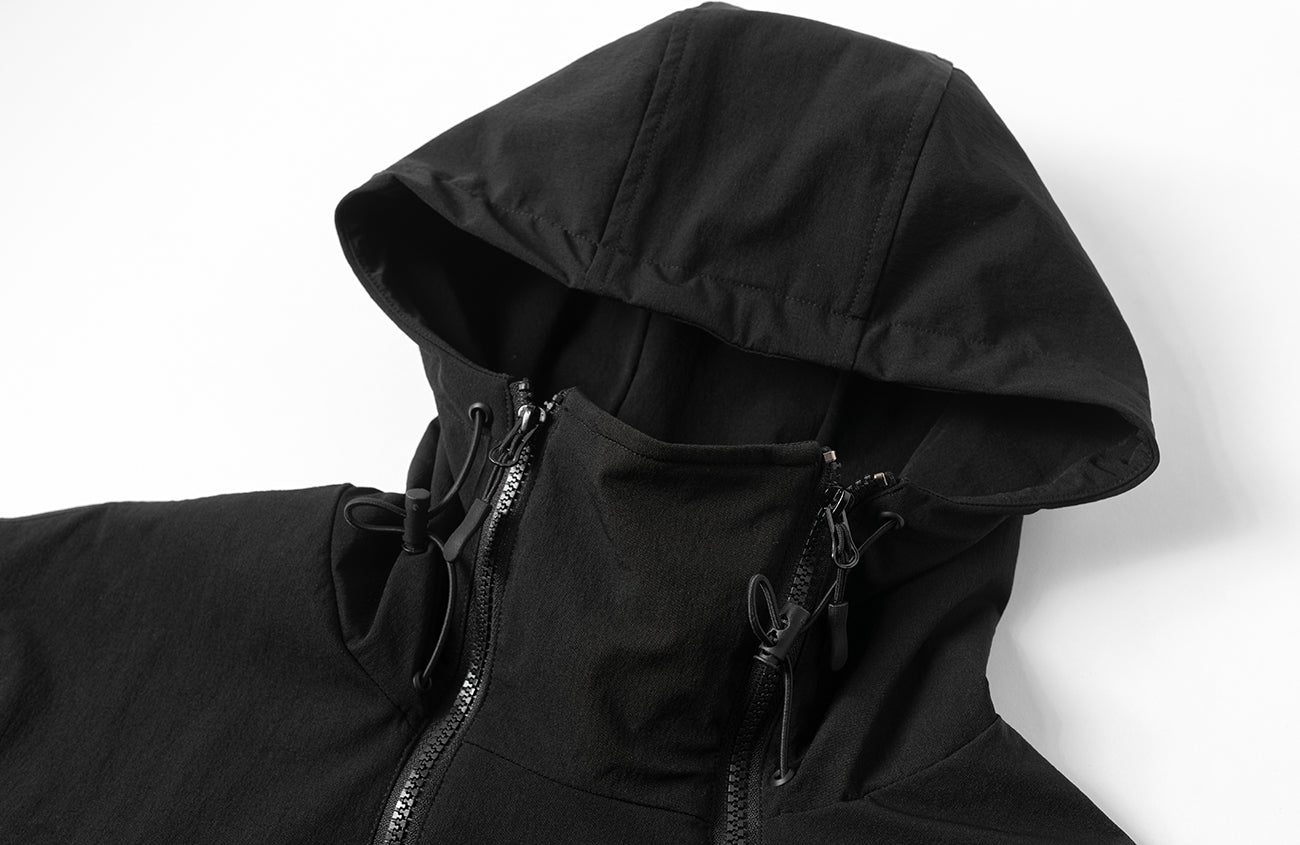 SILENSTORM Dual-Placket Softshell Hooded Jacket