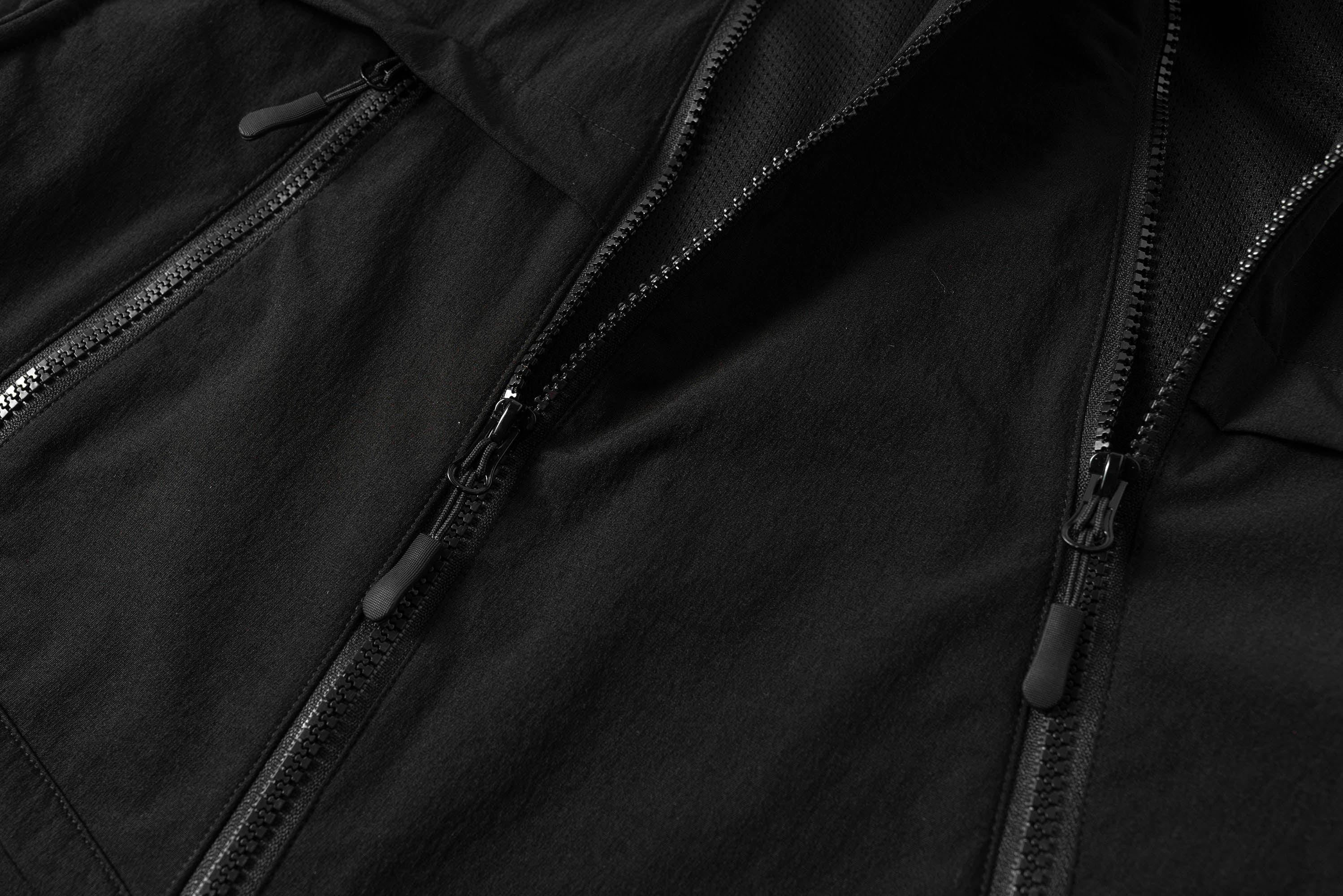 SILENSTORM Asymmetrical Multi-Zip Hooded Jacket, premium urban and streetwear designers apparel on PROJECTISR.com, SILENSTORM