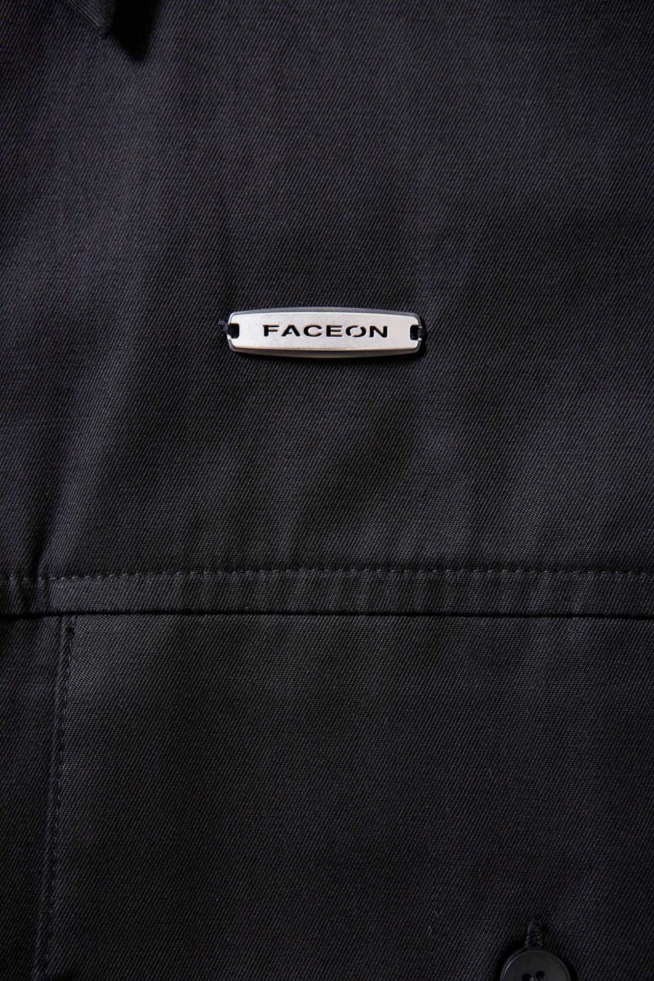 FACEONLAB Multi-Pocket Aviator Shirt