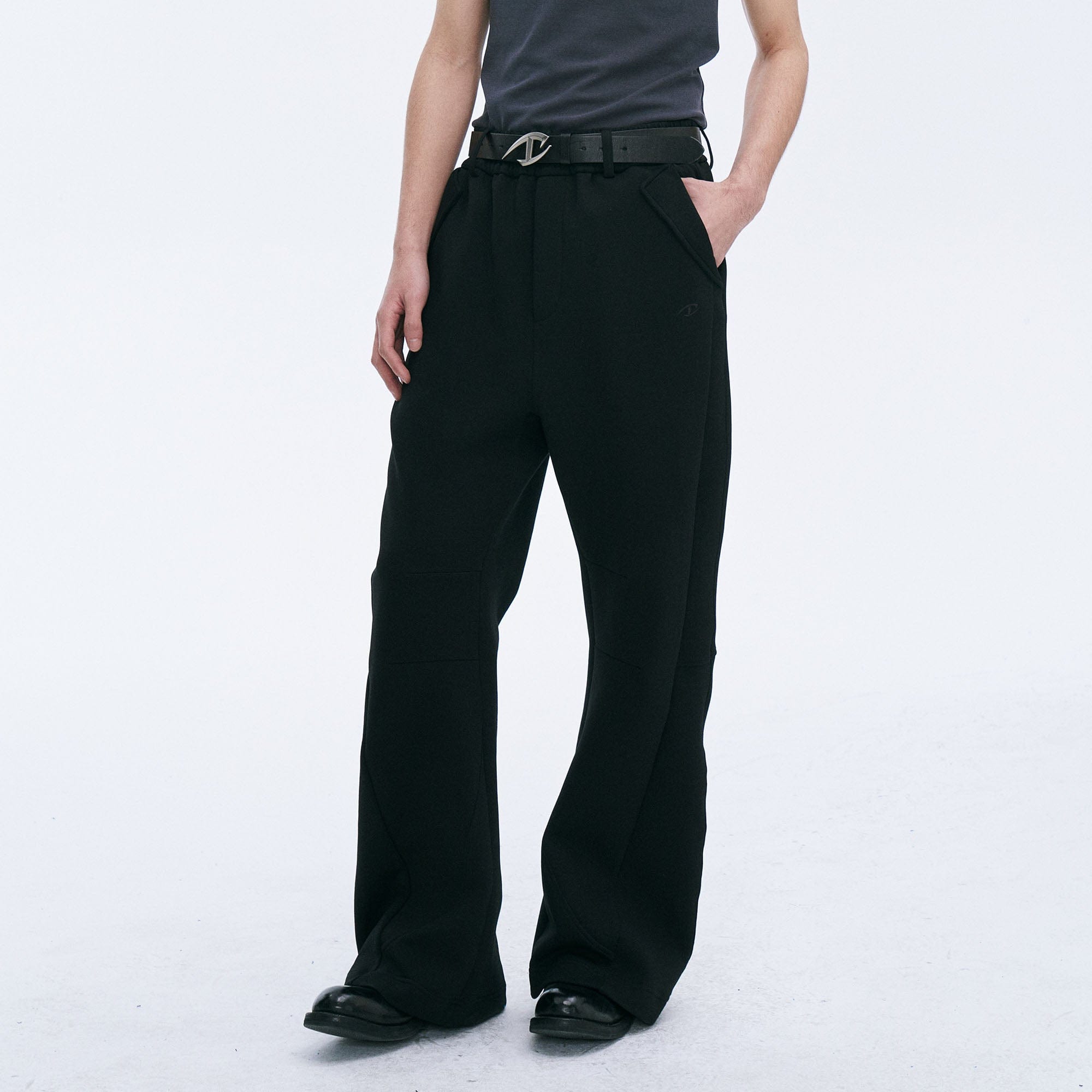 CATSSTAC Paneled Scuba Knit Straight-Leg Sweatpants, premium urban and streetwear designers apparel on PROJECTISR.com, CATSSTAC