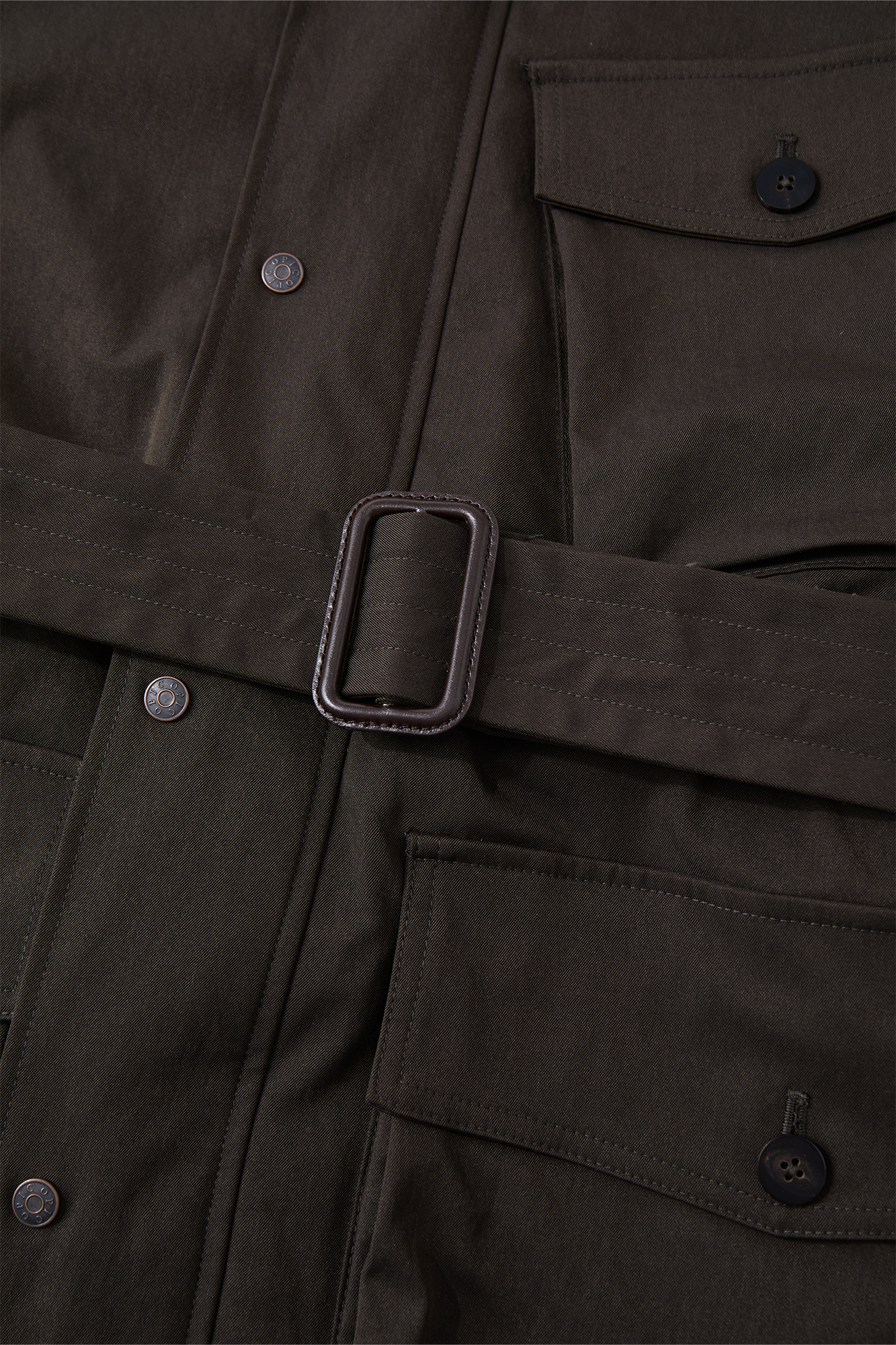 OPICLOTH Multi-Pockets Cinchable Utility Jacket, premium urban and streetwear designers apparel on PROJECTISR.com, OPICLOTH