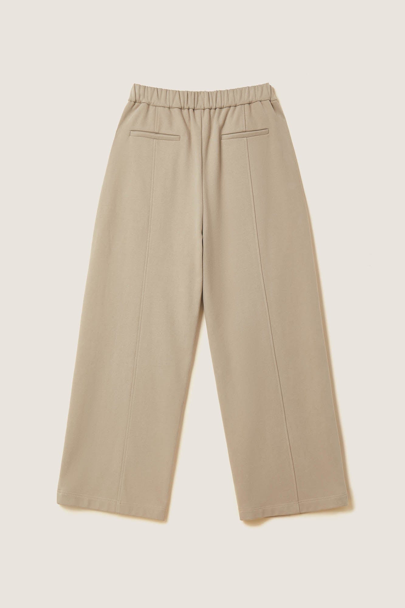 OPICLOTH Essential Fleece-Lined Spliced Wide-Leg Pants