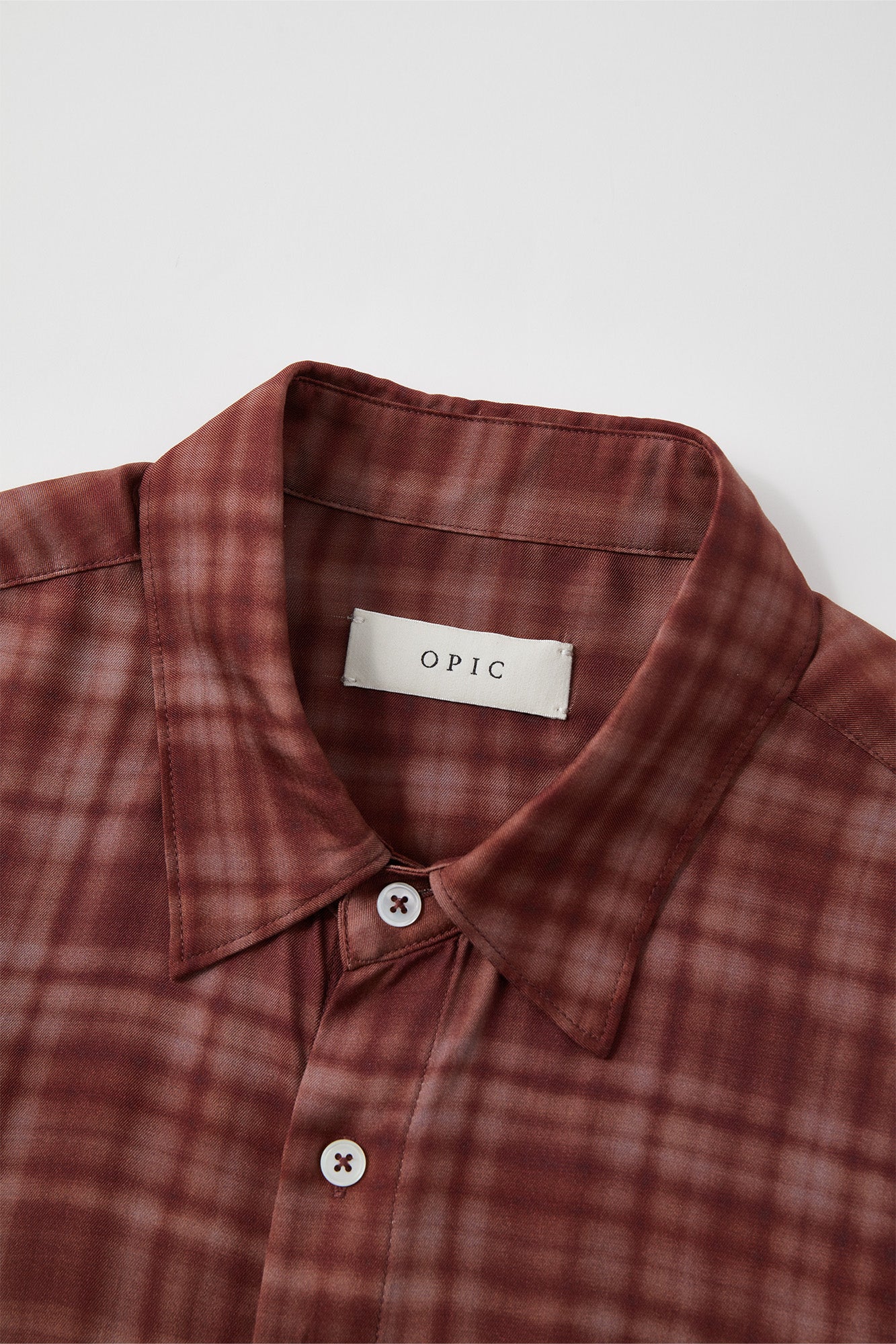 OPICLOTH Classical Oversized Plaid Shirt