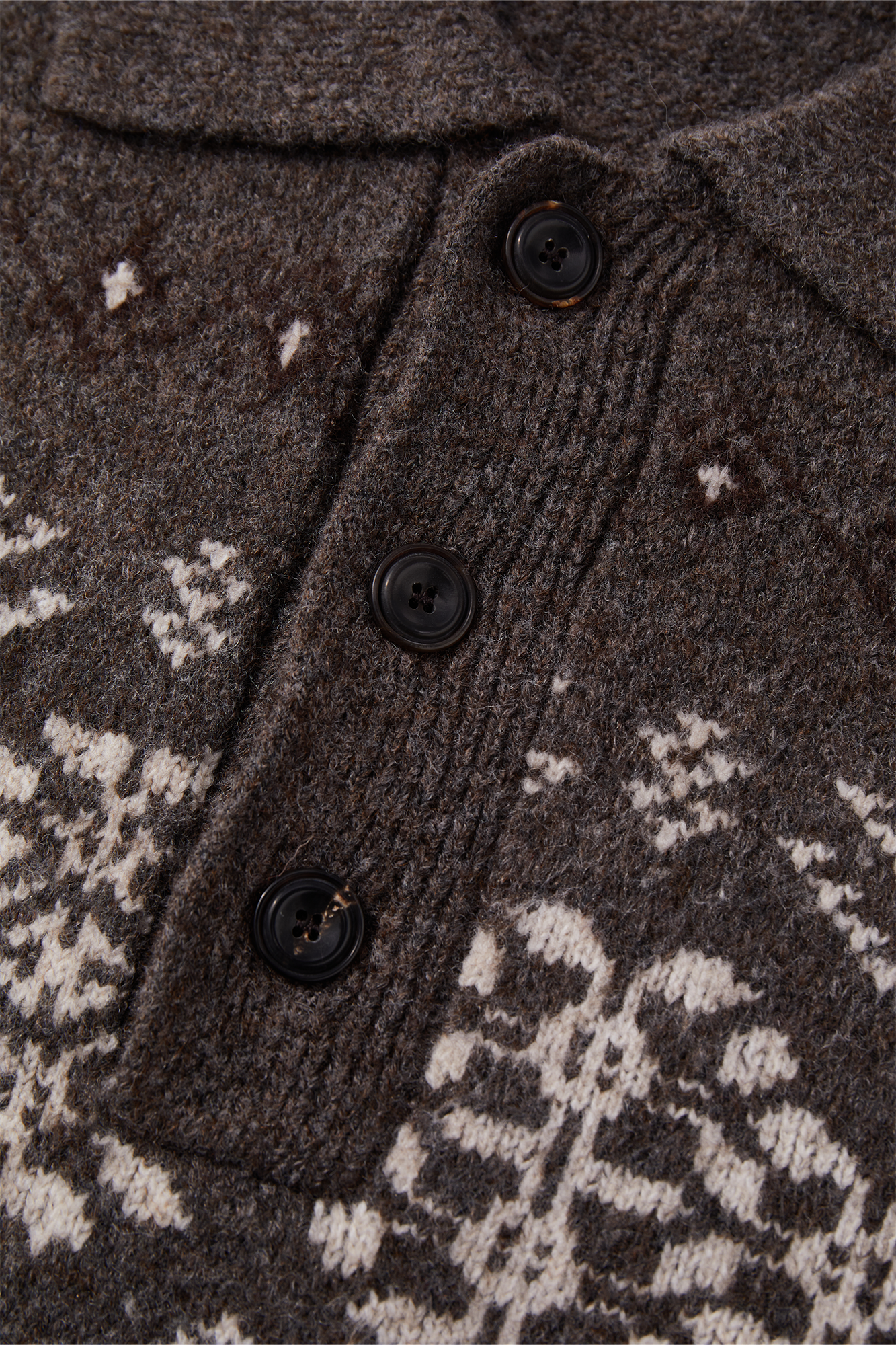 OPICLOTH Fair Isle Knit Polo Sweater, premium urban and streetwear designers apparel on PROJECTISR.com, OPICLOTH