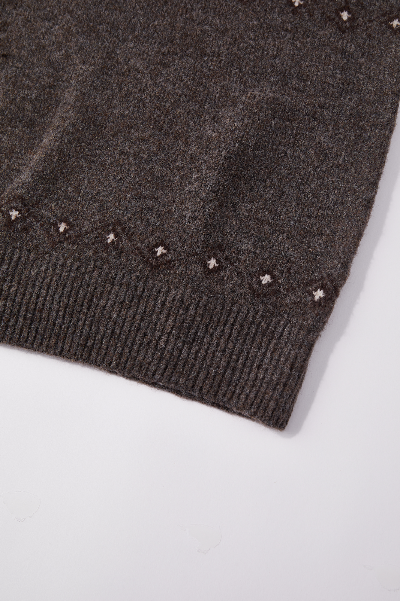 OPICLOTH Fair Isle Knit Polo Sweater, premium urban and streetwear designers apparel on PROJECTISR.com, OPICLOTH