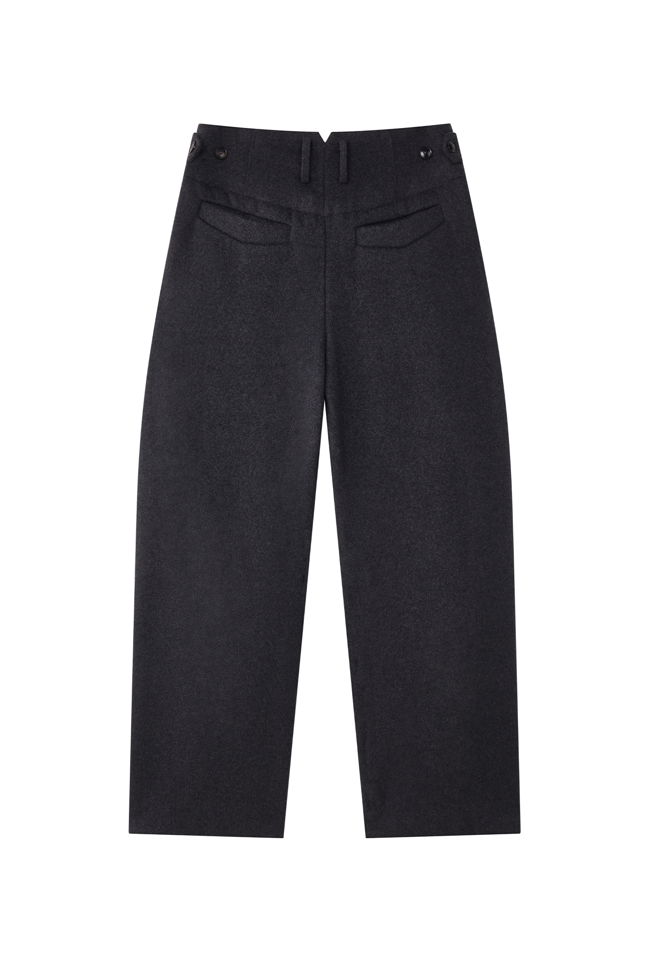 OPICLOTH Essential Wool-Blend Barrel Pants, premium urban and streetwear designers apparel on PROJECTISR.com, OPICLOTH