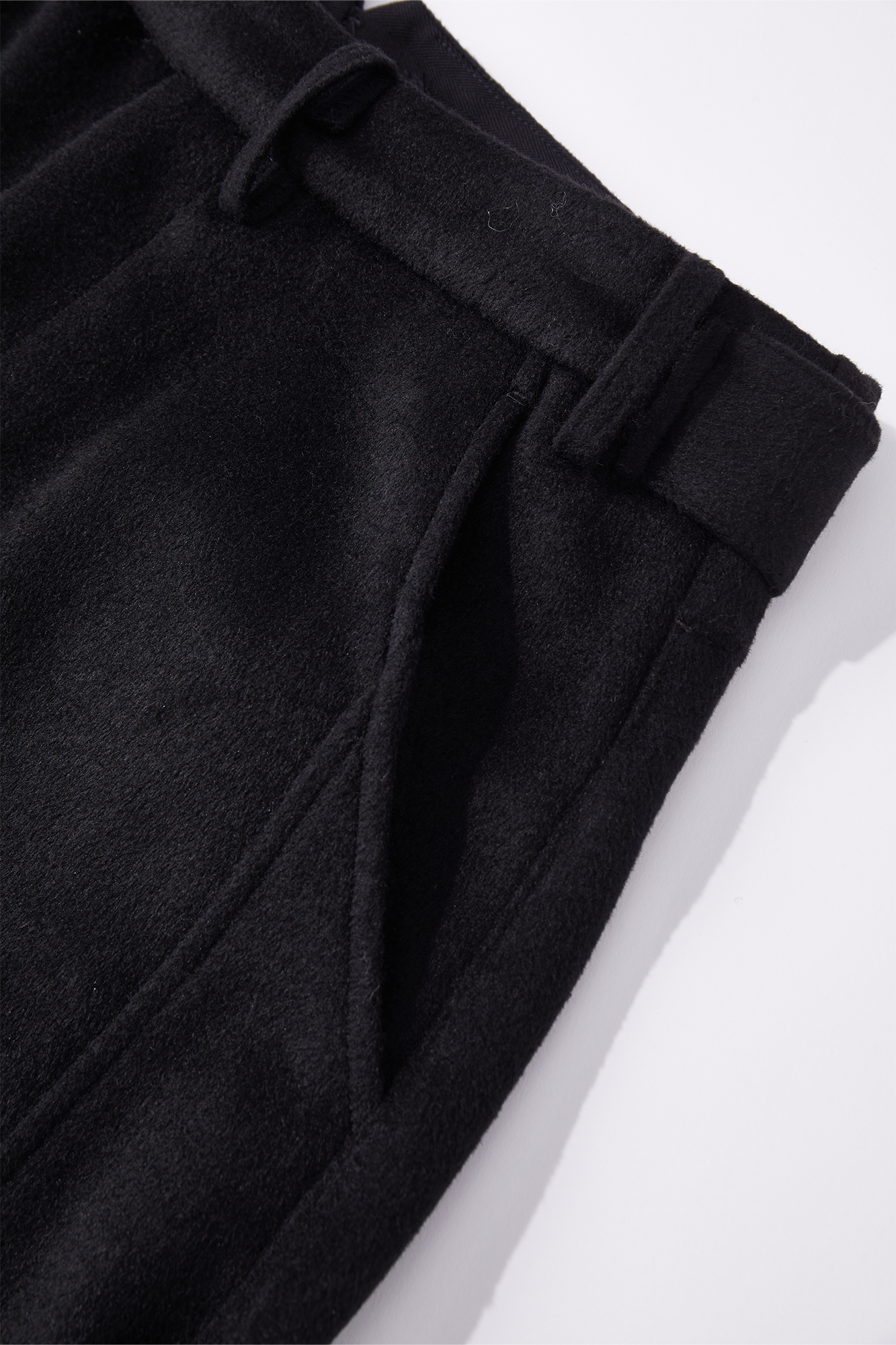 OPICLOTH Essential Wool-Blend Barrel Pants, premium urban and streetwear designers apparel on PROJECTISR.com, OPICLOTH