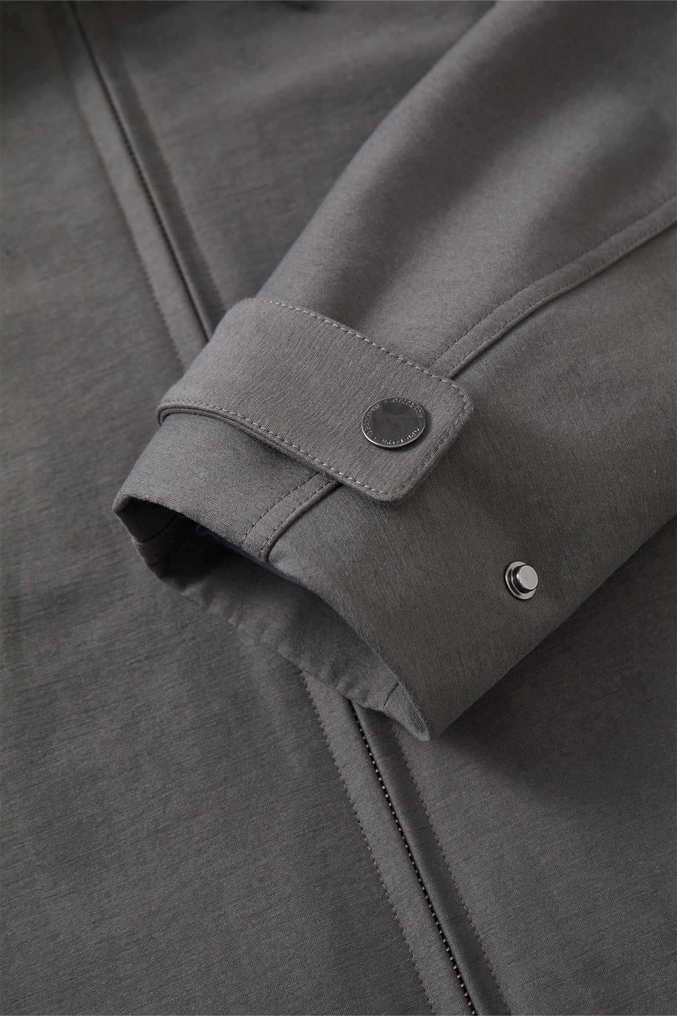 OPICLOTH Essential Structured Layered Double-Zip Jacket
