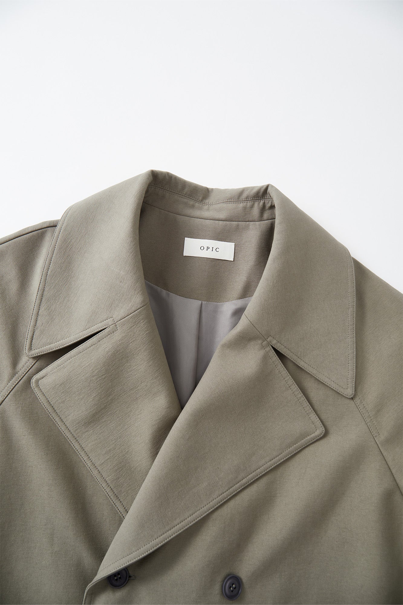 OPICLOTH Classical Double-Breasted Oversized Jacket