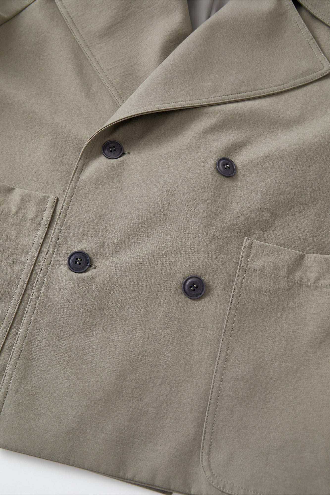 OPICLOTH Classical Double-Breasted Oversized Jacket