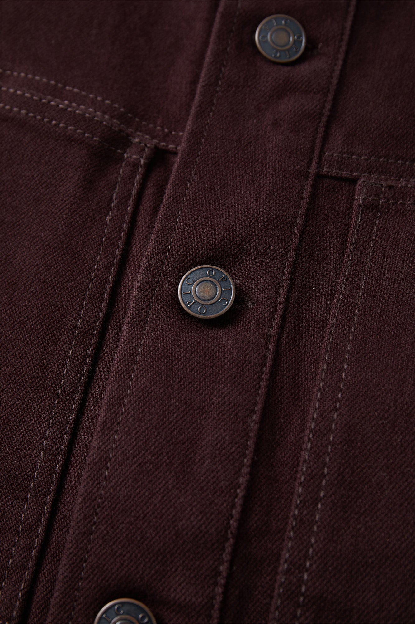 OPICLOTH Washed Patch-Pockets Curved-Cuffs Jacket
