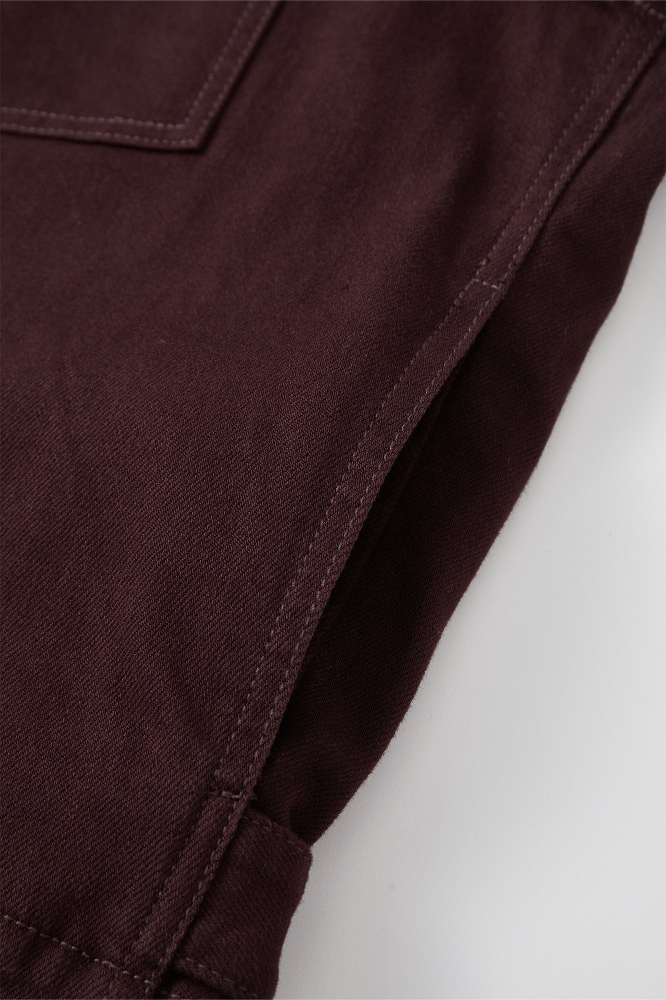 OPICLOTH Washed Patch-Pockets Curved-Cuffs Jacket