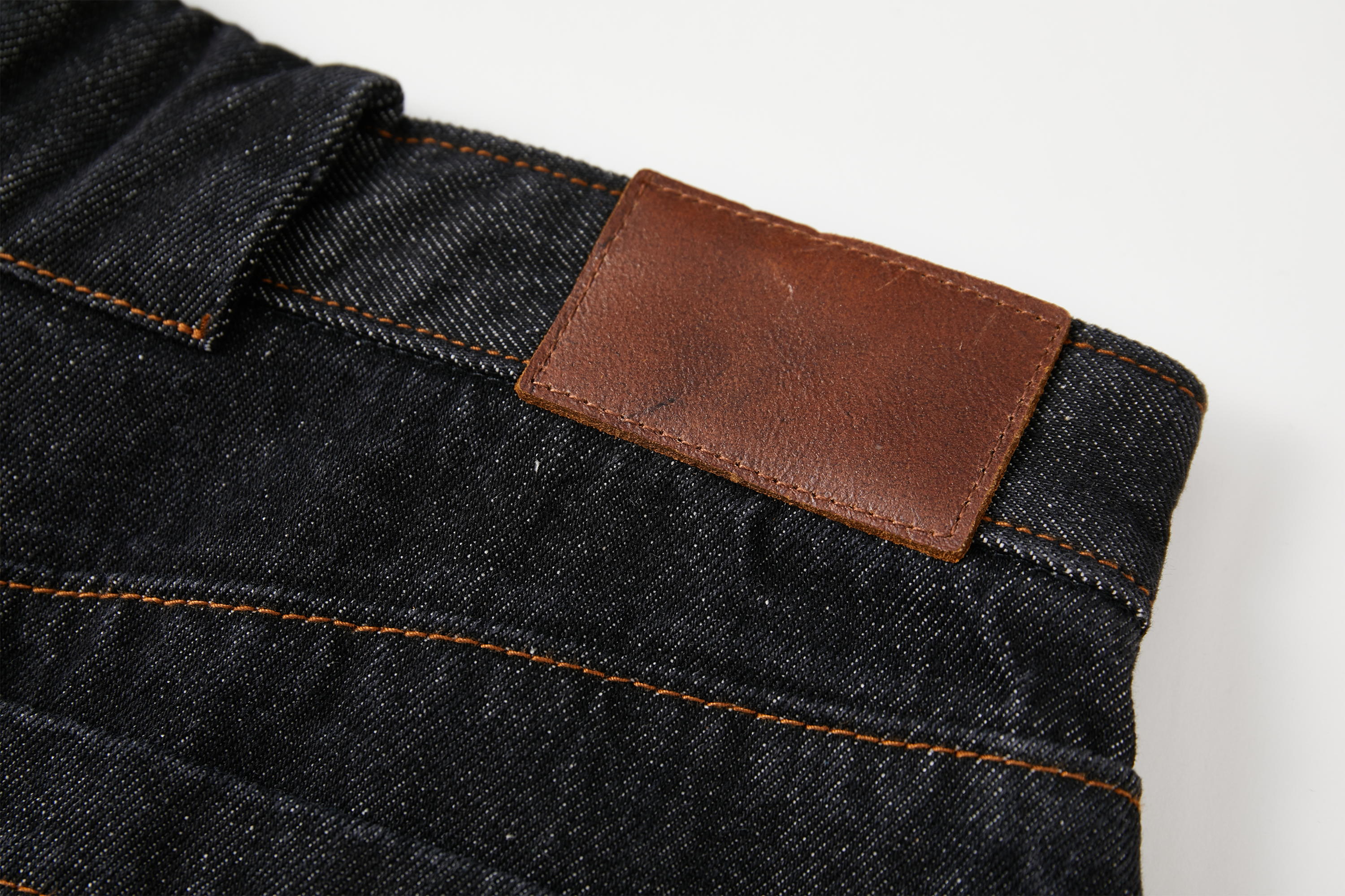 OPICLOTH Curved Panel Oversized Raw Jeans, premium urban and streetwear designers apparel on PROJECTISR.com, OPICLOTH