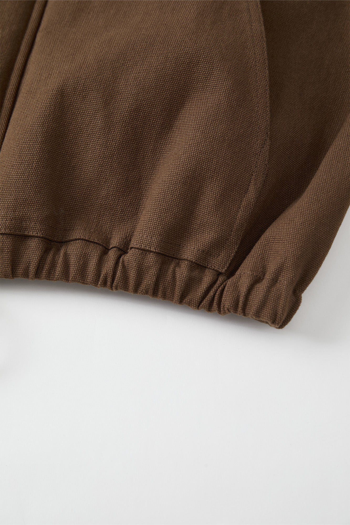 OPICLOTH Stand-Collar Drawstring Utility Hooded Jacket