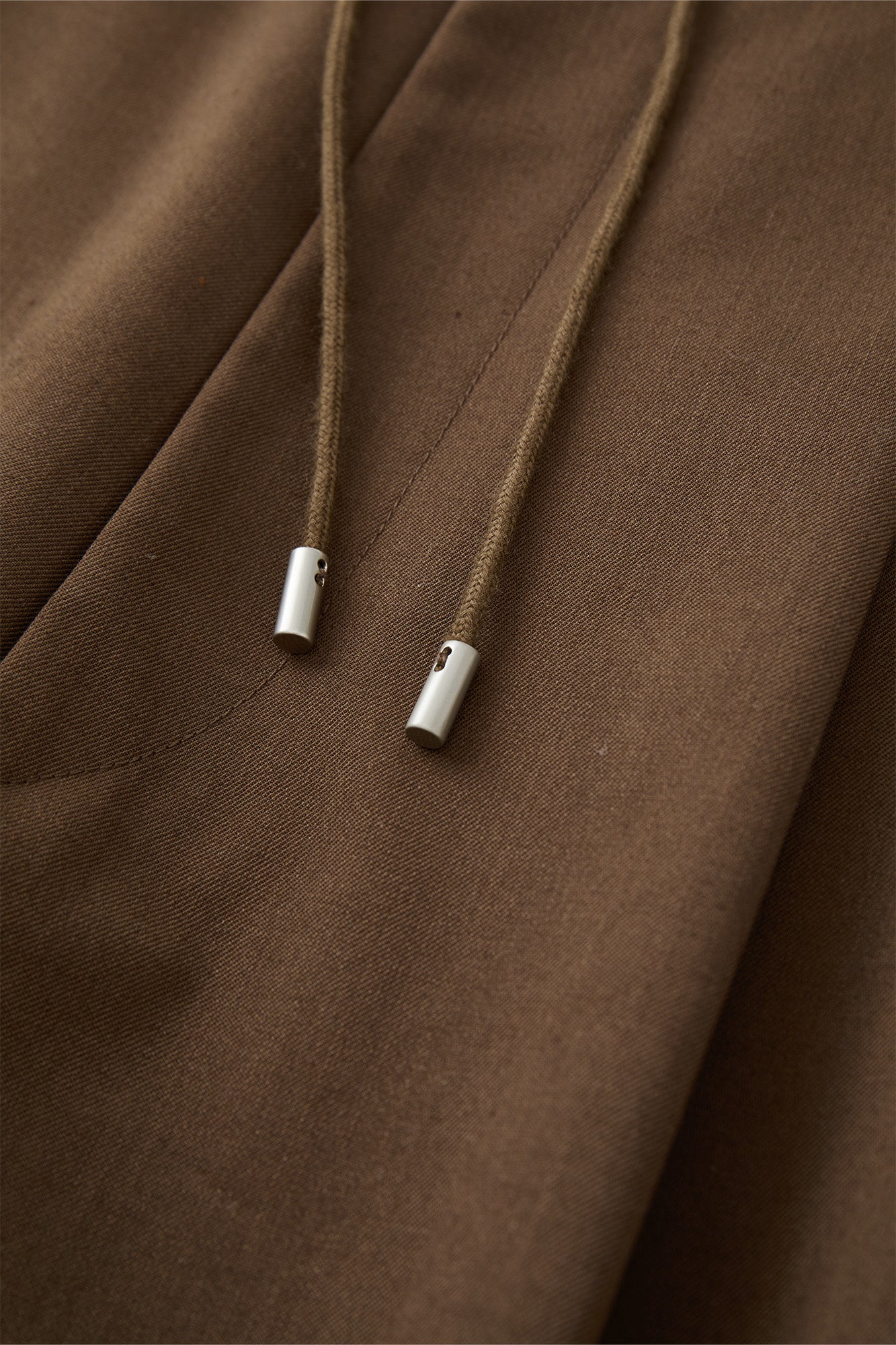 OPICLOTH Wool-Blend Pleated Drawstring Trousers