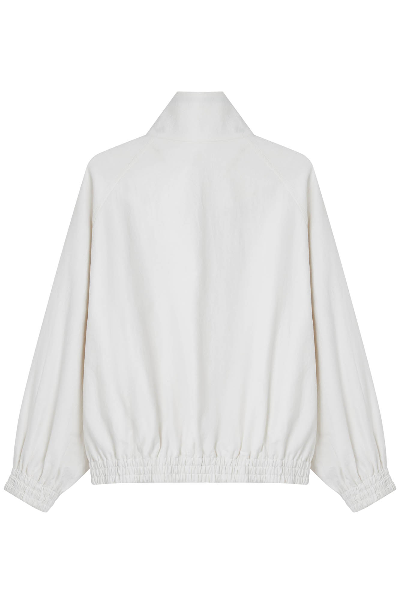 OPICLOTH Embroidered Logo Stand Collar Raglan Jacket