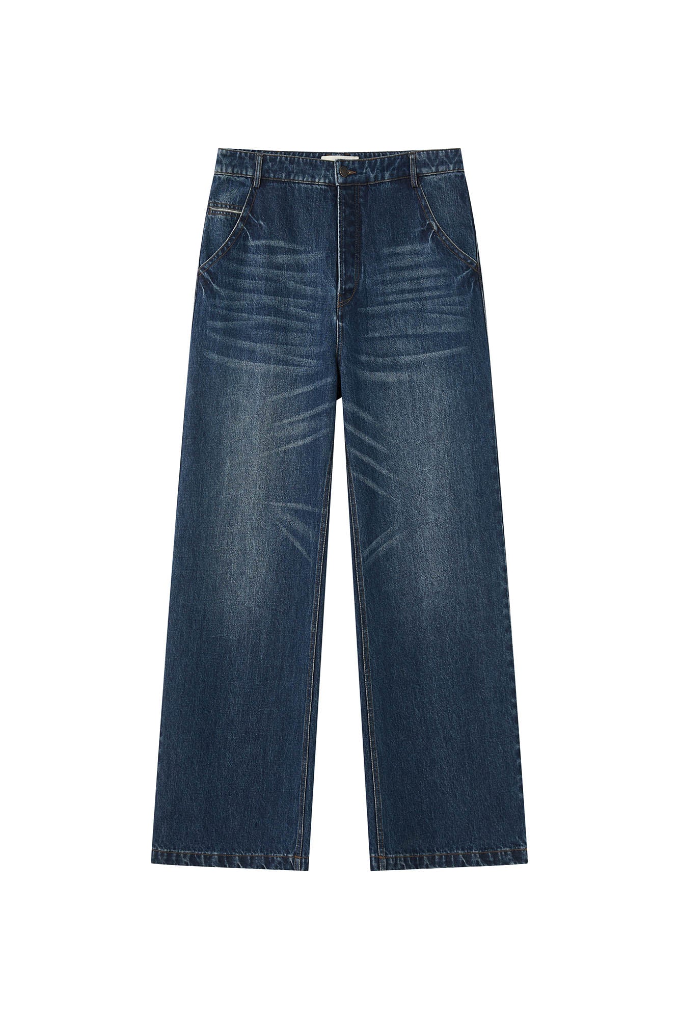 OPICLOTH Lyocell-Blend Washed Straight-Leg Jeans