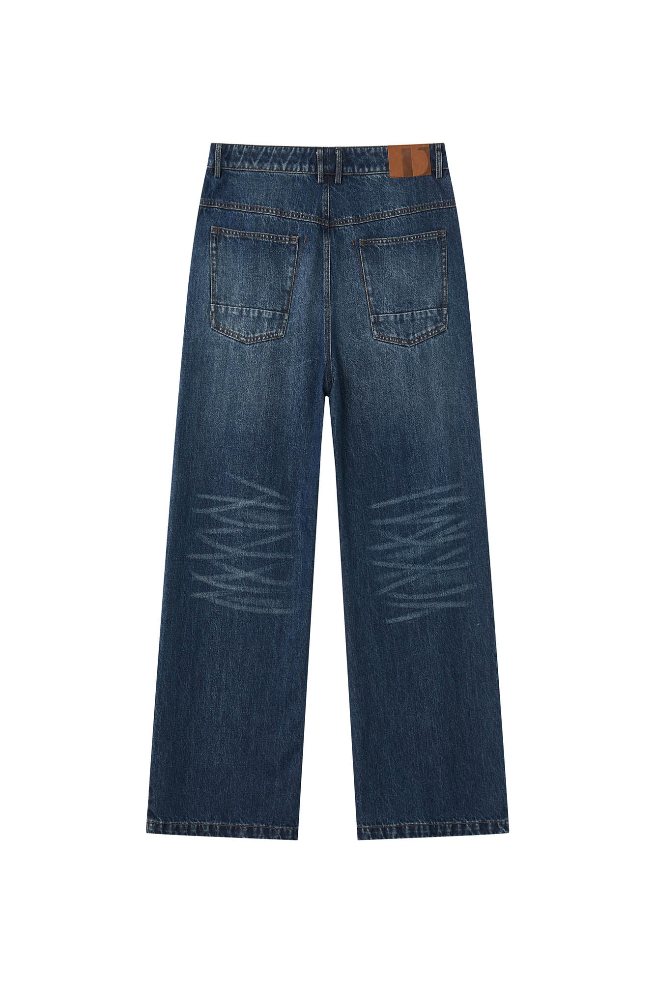 OPICLOTH Lyocell-Blend Washed Straight-Leg Jeans