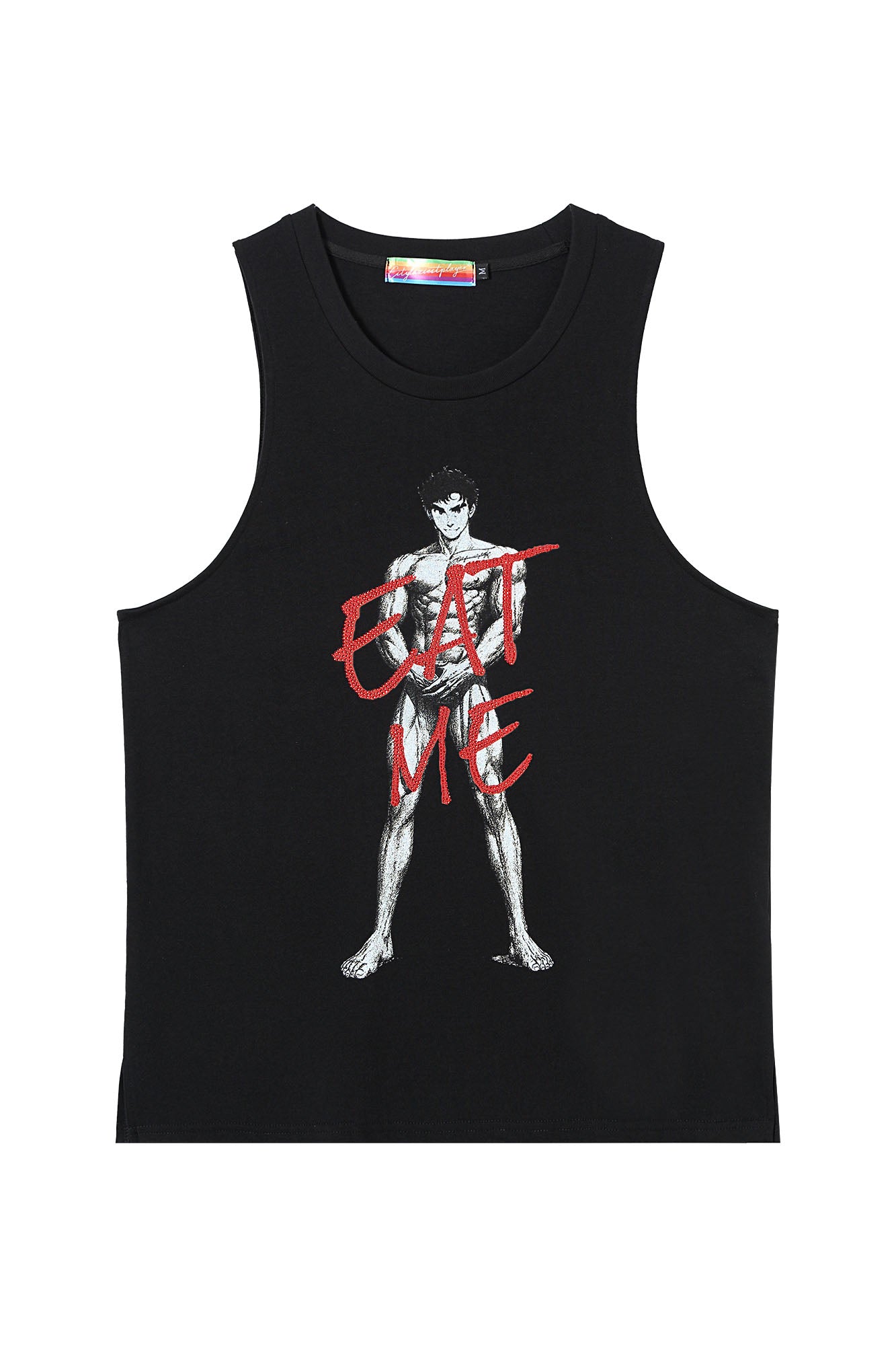 CLP Diamond Eat Me Graphic Tank Top, premium urban and streetwear designers apparel on PROJECTISR.com, CLP
