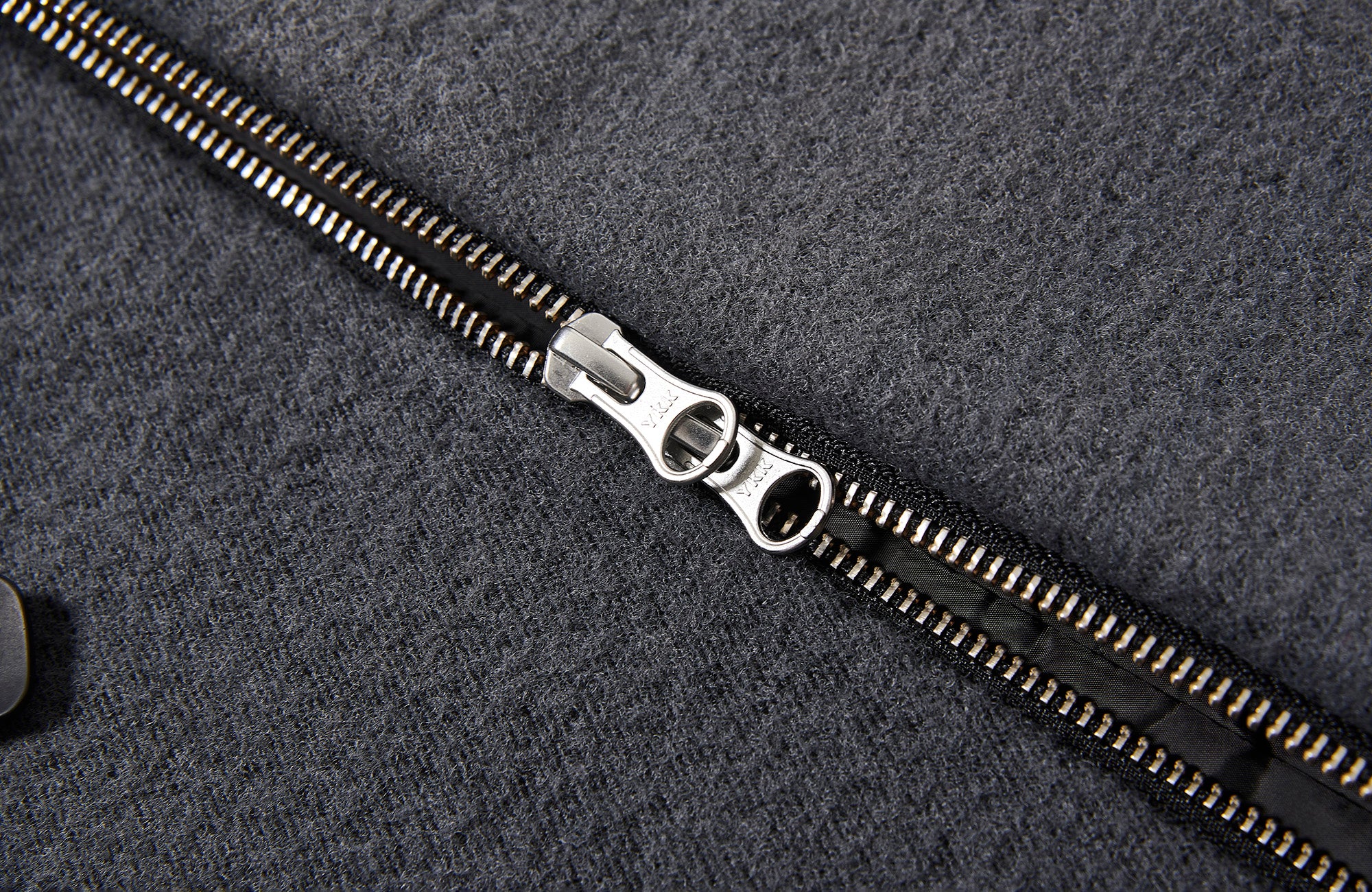 7440 37 1 Asym Placket Drawstring Hem Padded Vest, premium urban and streetwear designers apparel on PROJECTISR.com, 7440 37 1