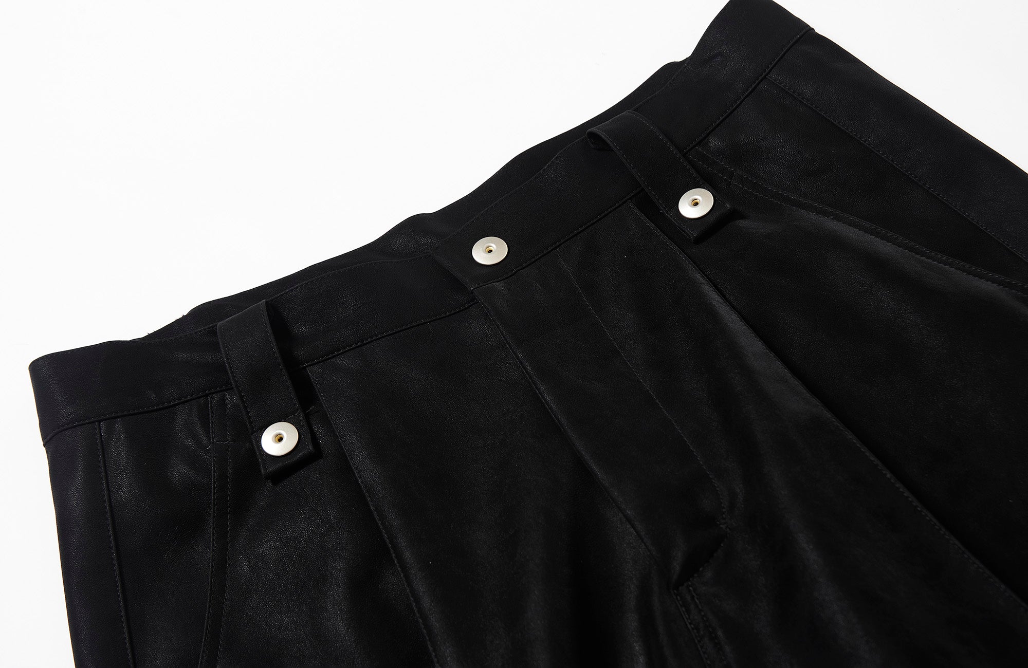 7440 37 1 Back Double-Knee PU Pants, premium urban and streetwear designers apparel on PROJECTISR.com, 7440 37 1