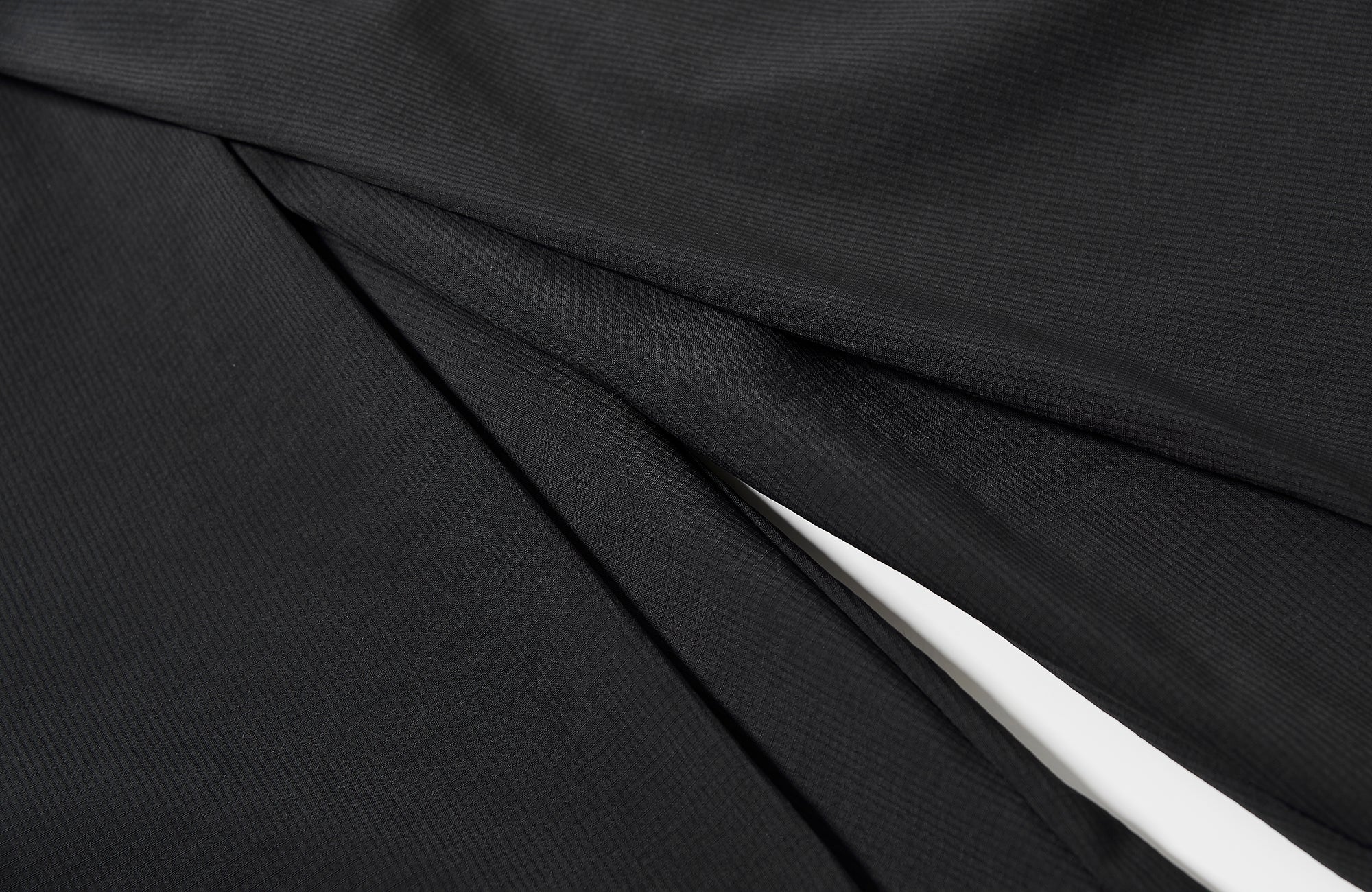 7440 37 1 Asymmetrical Overlay Drawcord Ruffled Waist Trousers, premium urban and streetwear designers apparel on PROJECTISR.com, 7440 37 1