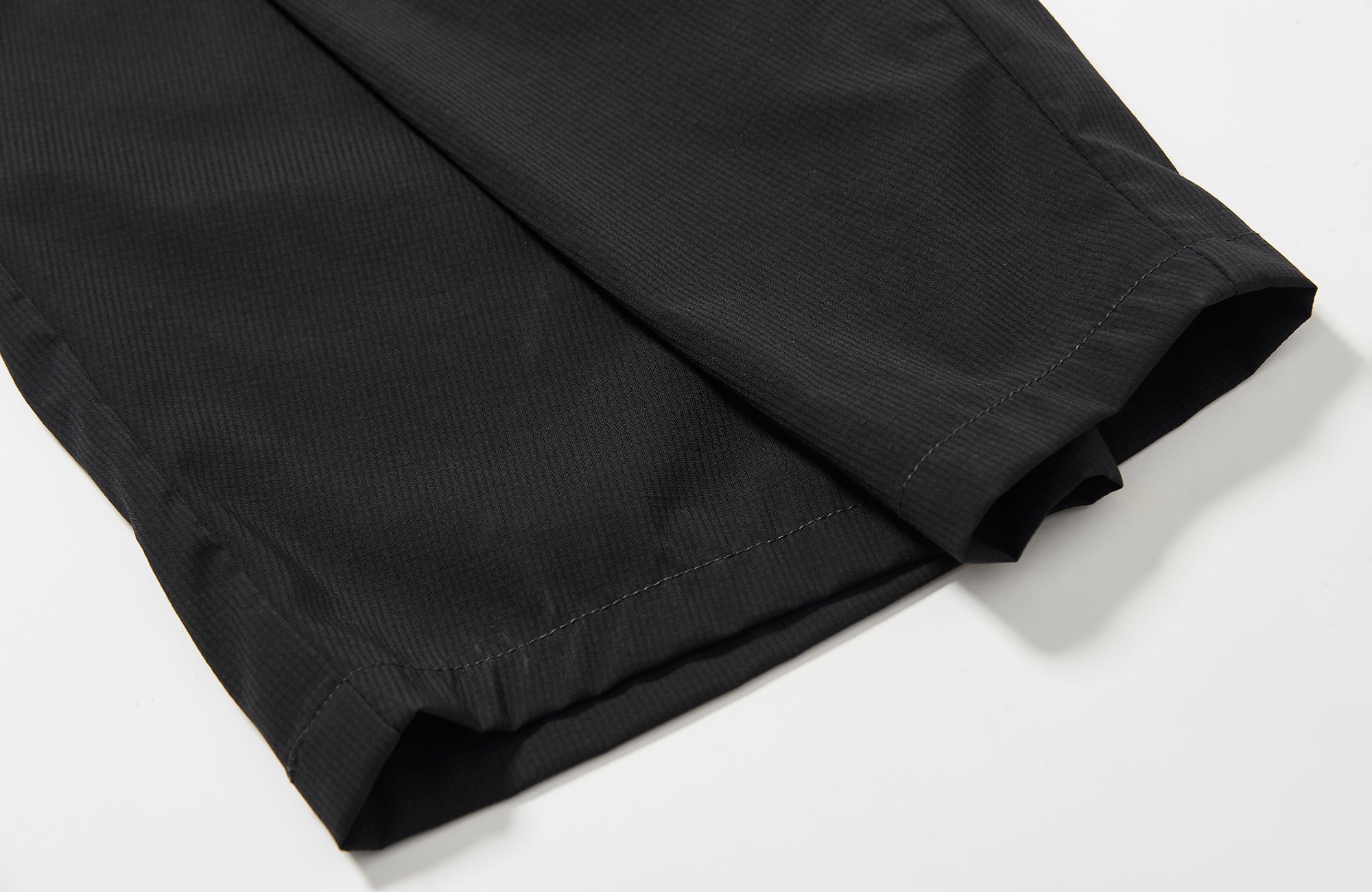 7440 37 1 Asymmetrical Overlay Drawcord Ruffled Waist Trousers, premium urban and streetwear designers apparel on PROJECTISR.com, 7440 37 1