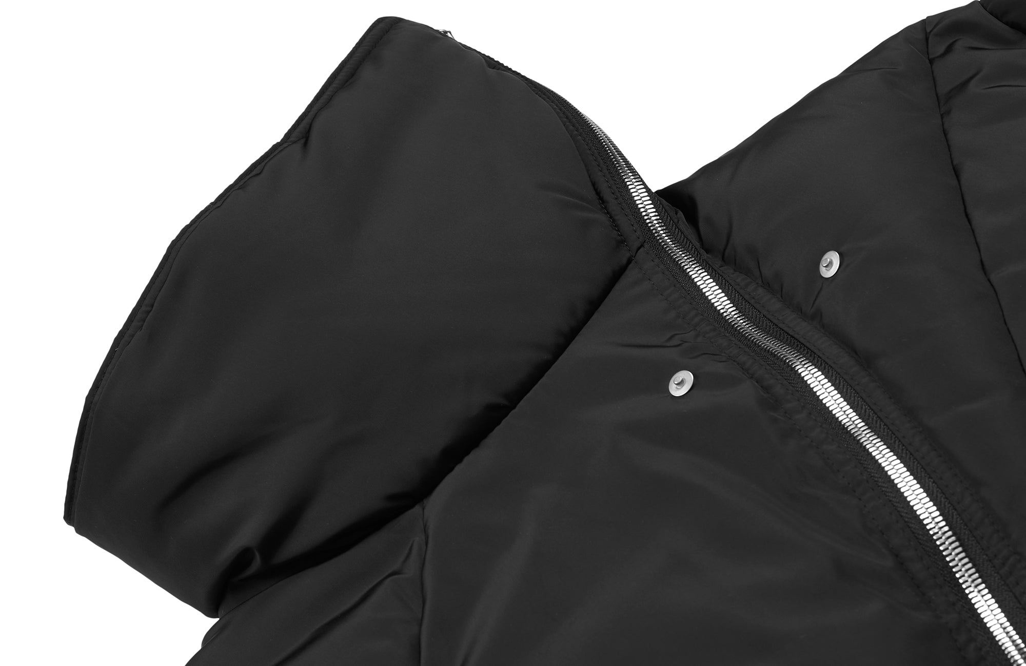 7440 37 1 Asymmetrical Zip High Neck Jacket