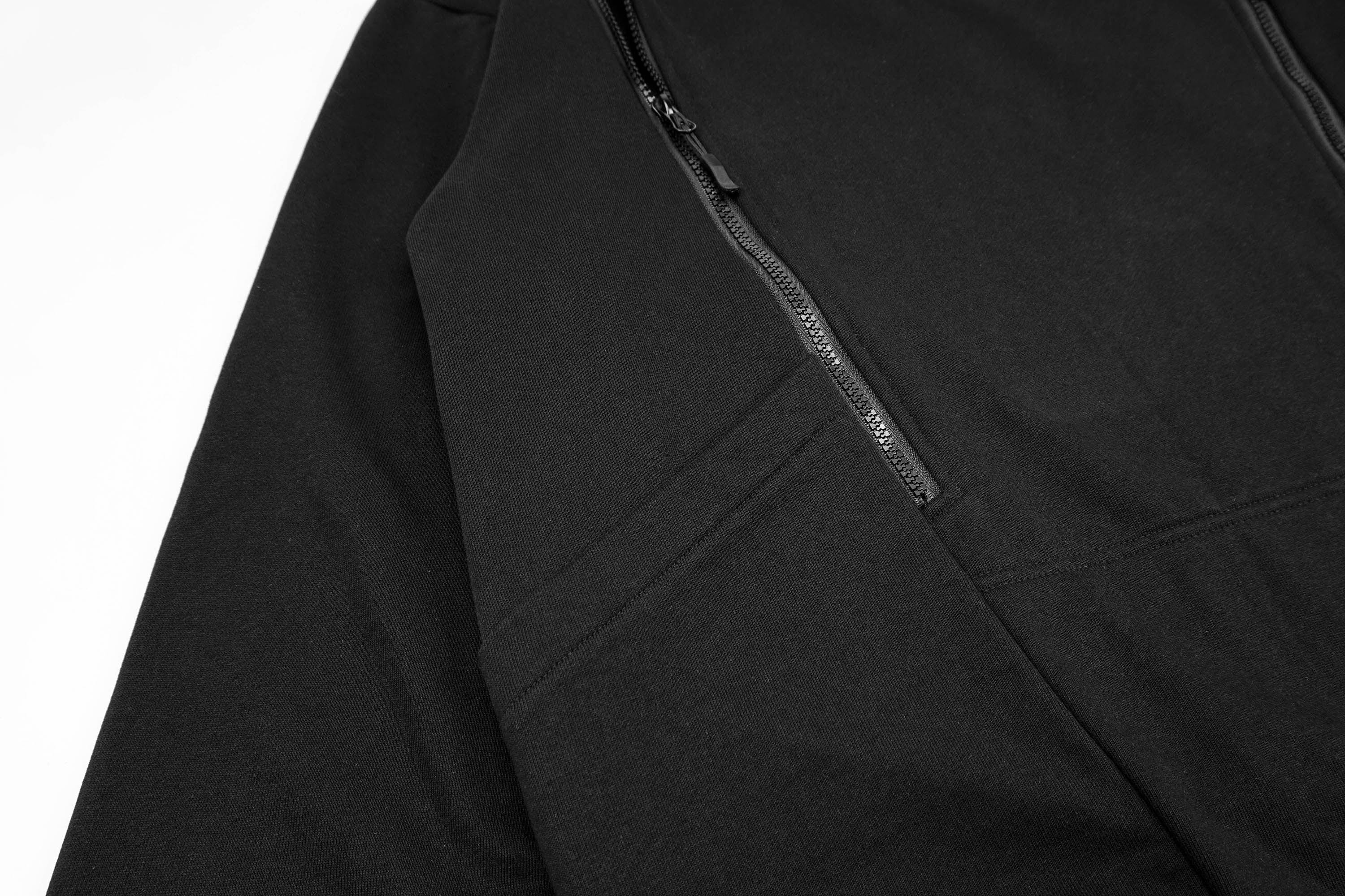 SILENSTORM Deconstructed Zip-Up Sweatshirt