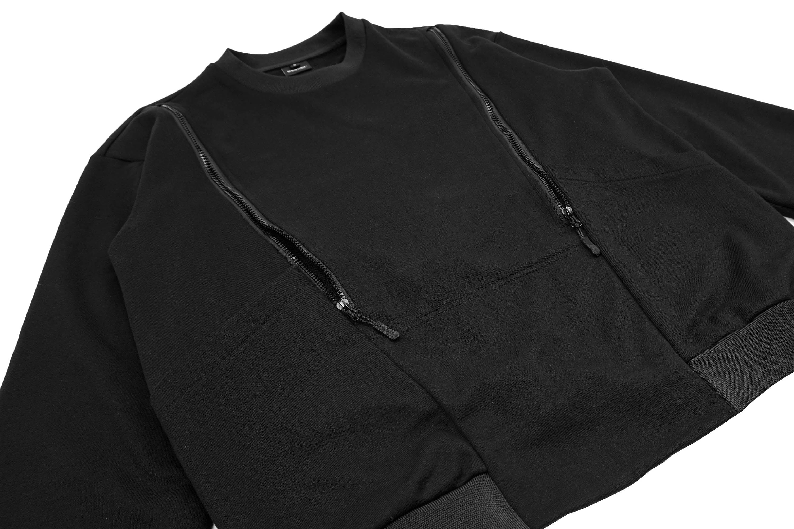 SILENSTORM Deconstructed Zip-Up Sweatshirt