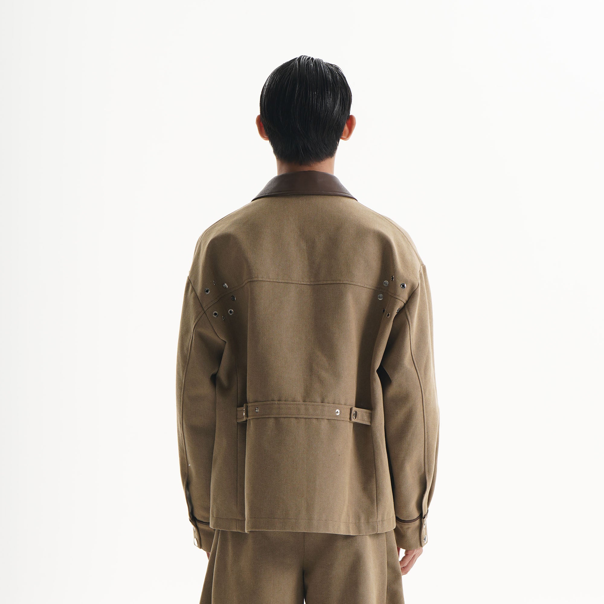 ORAL UTOPIA PU Panel Utility Jacket