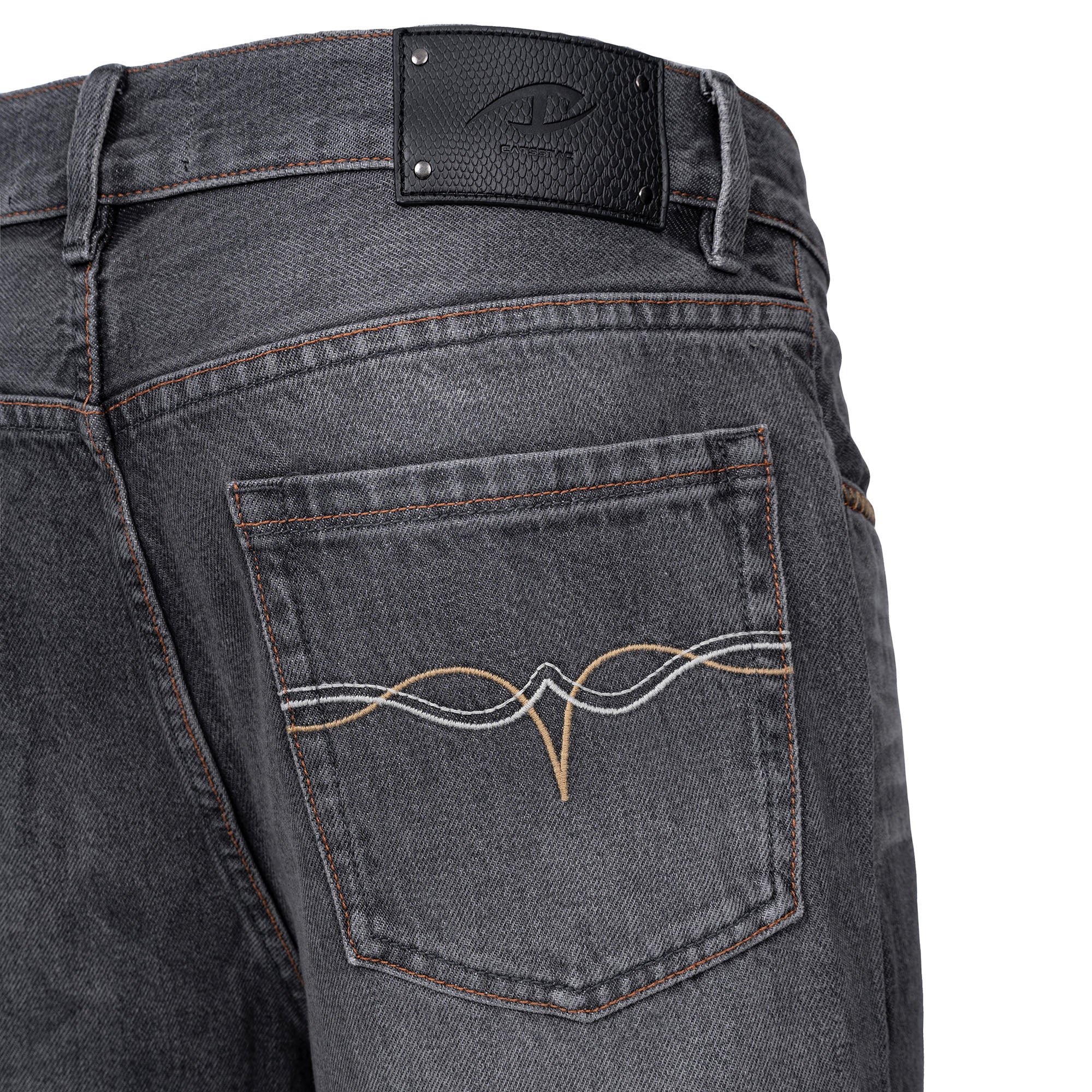 CATSSTAC Classic Whiskering Washed Jeans, premium urban and streetwear designers apparel on PROJECTISR.com, CATSSTAC