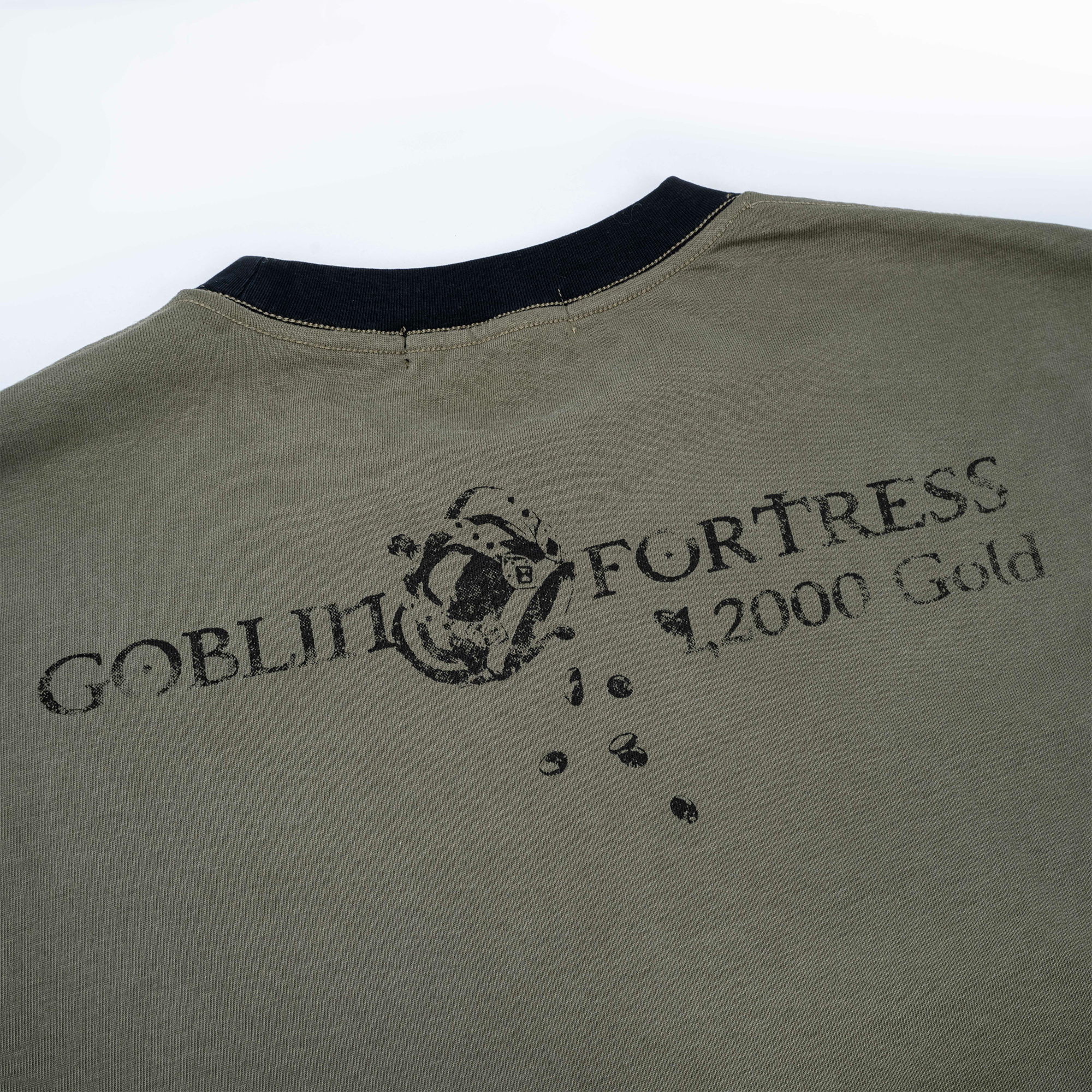 ESAIAS Washed Faded Graphic T-Shirt