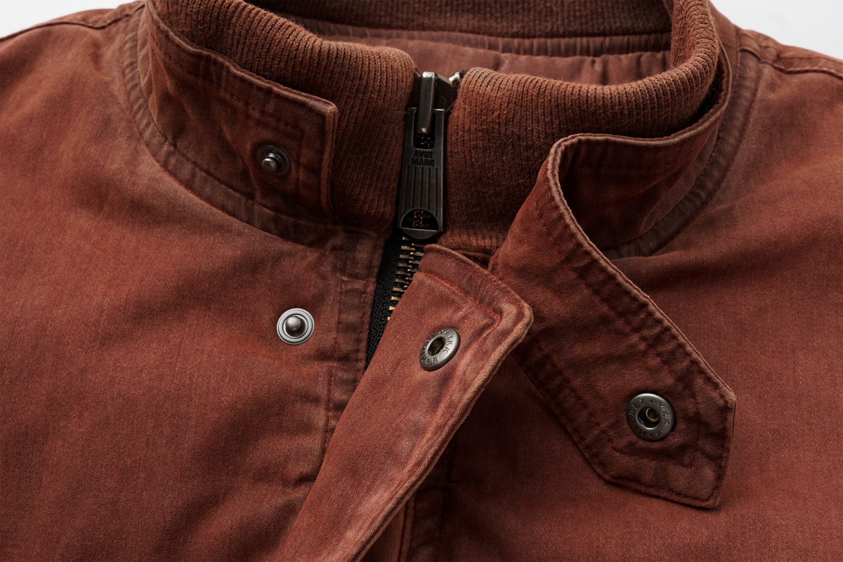 AVINMADE Washed Retro Bomber Jacket