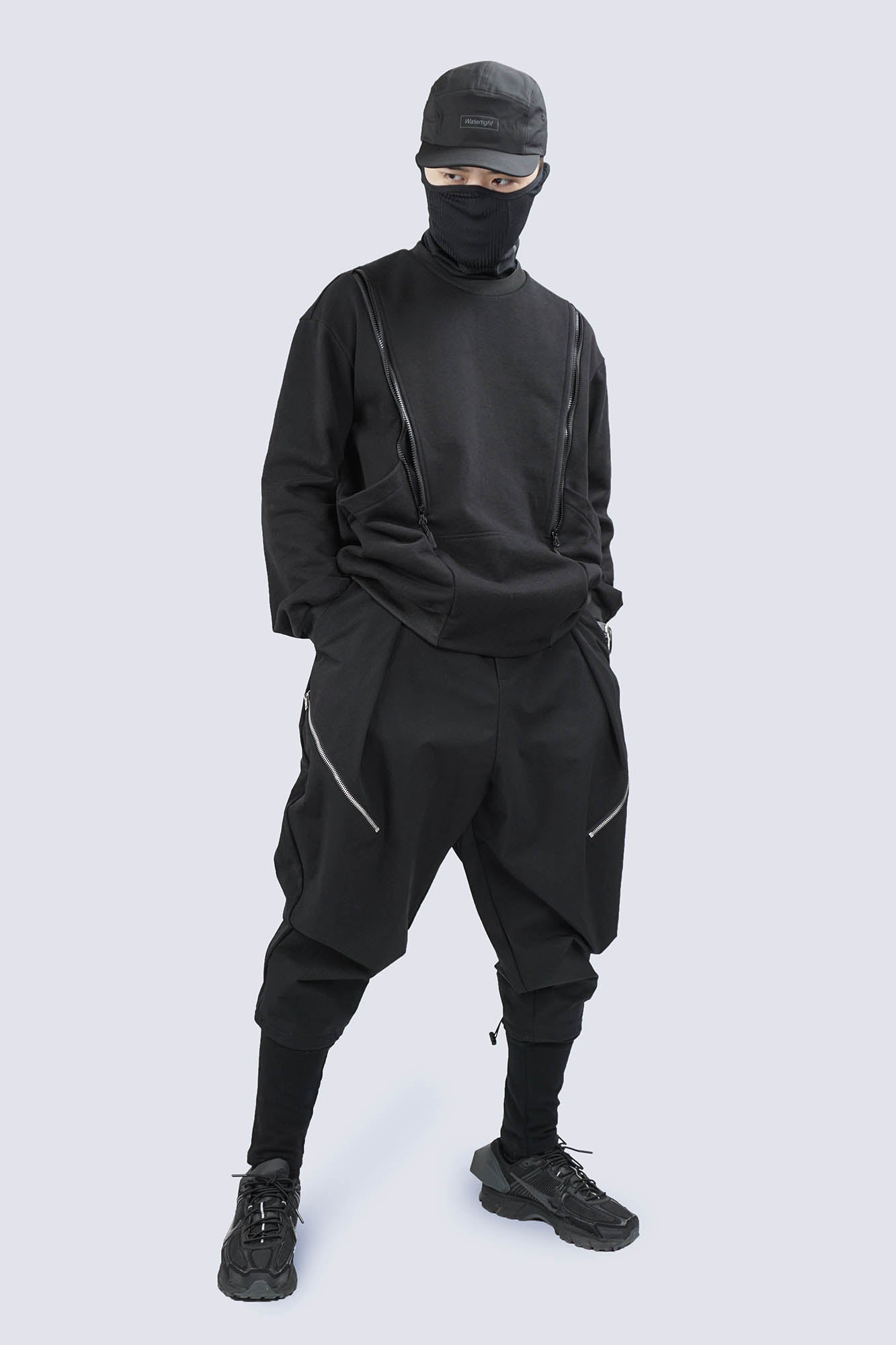 SILENSTORM Deconstructed Zip-Up Sweatshirt